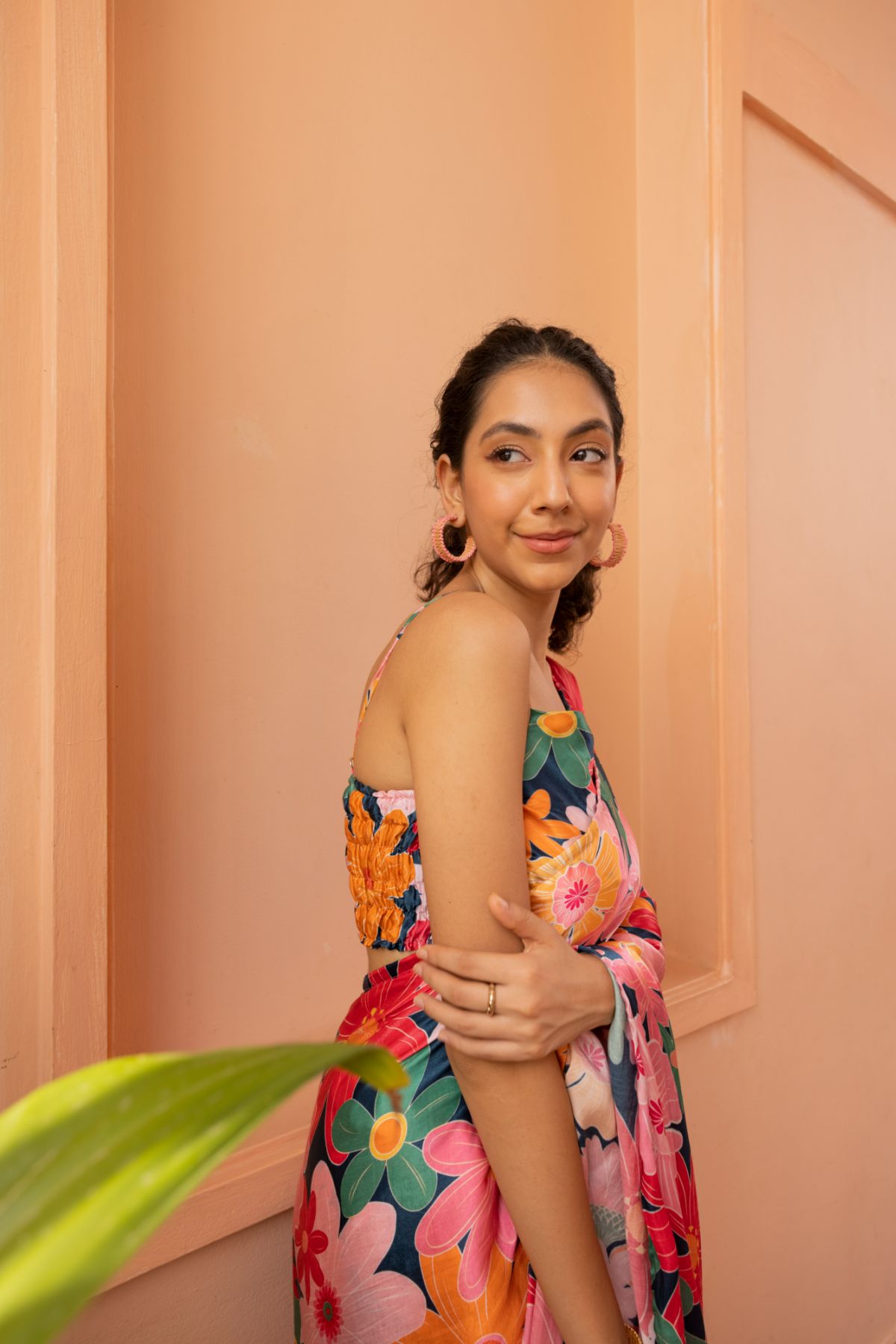 Rhythm Saree - Mosaic Pink Print