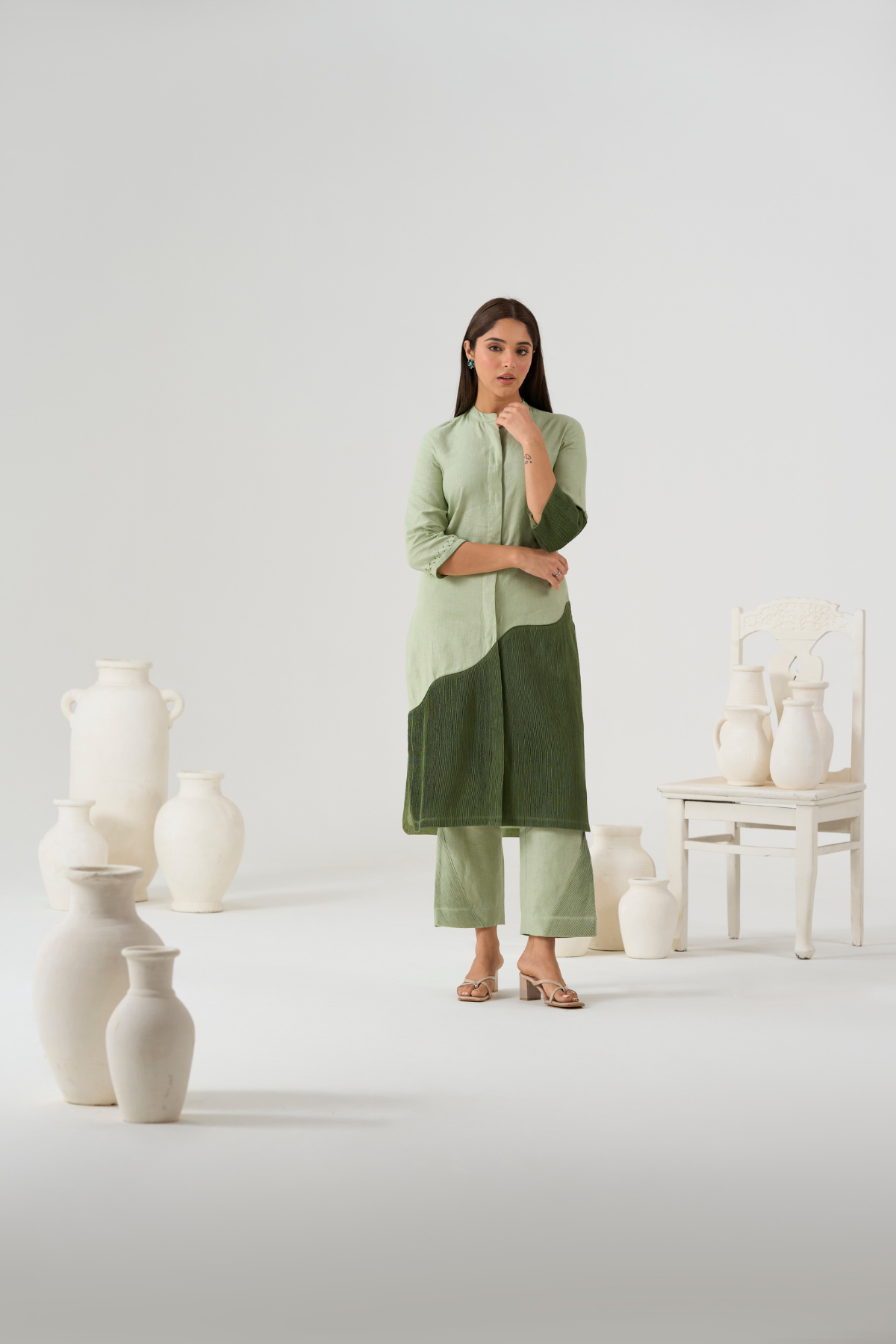 Pistachio Kurta