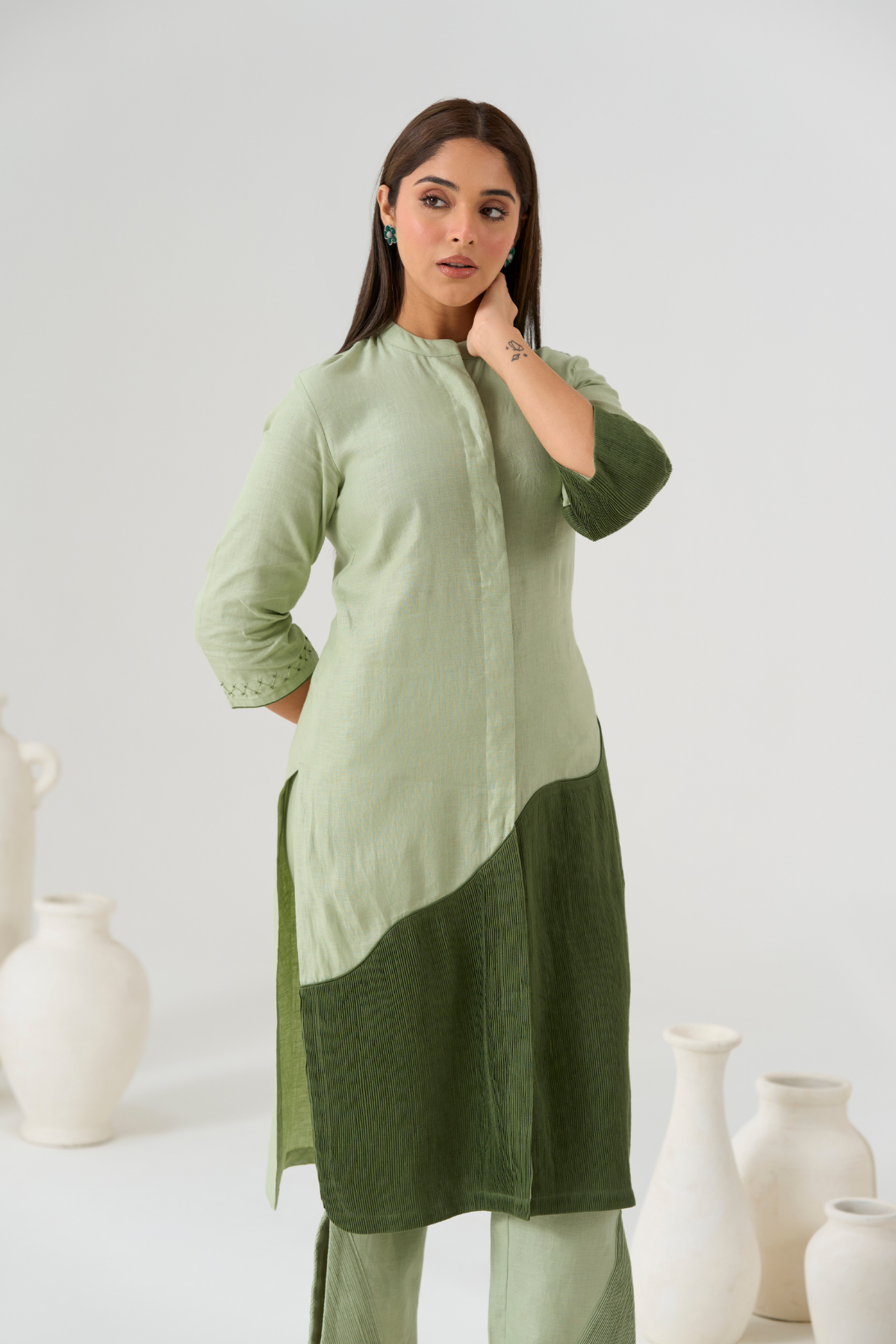 Pistachio Kurta