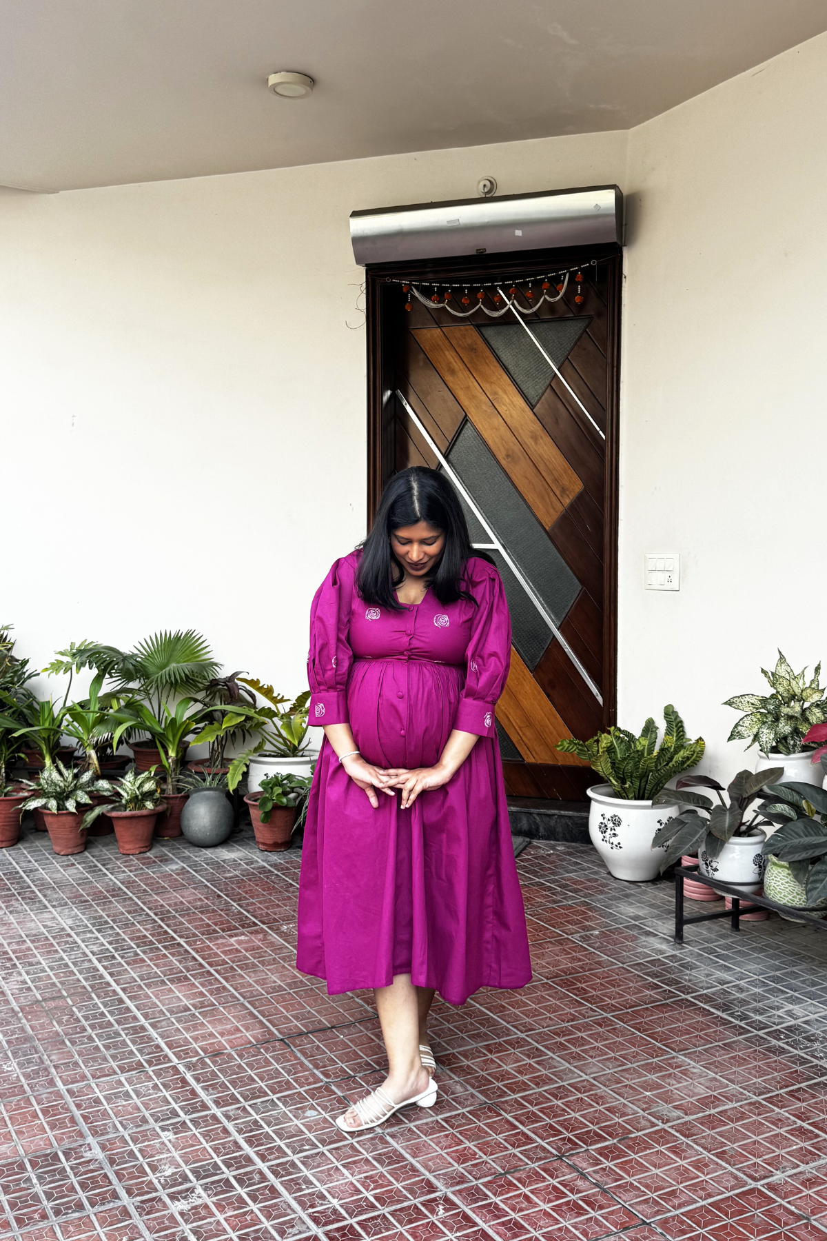 Sonal X Sienna Dress - Magenta