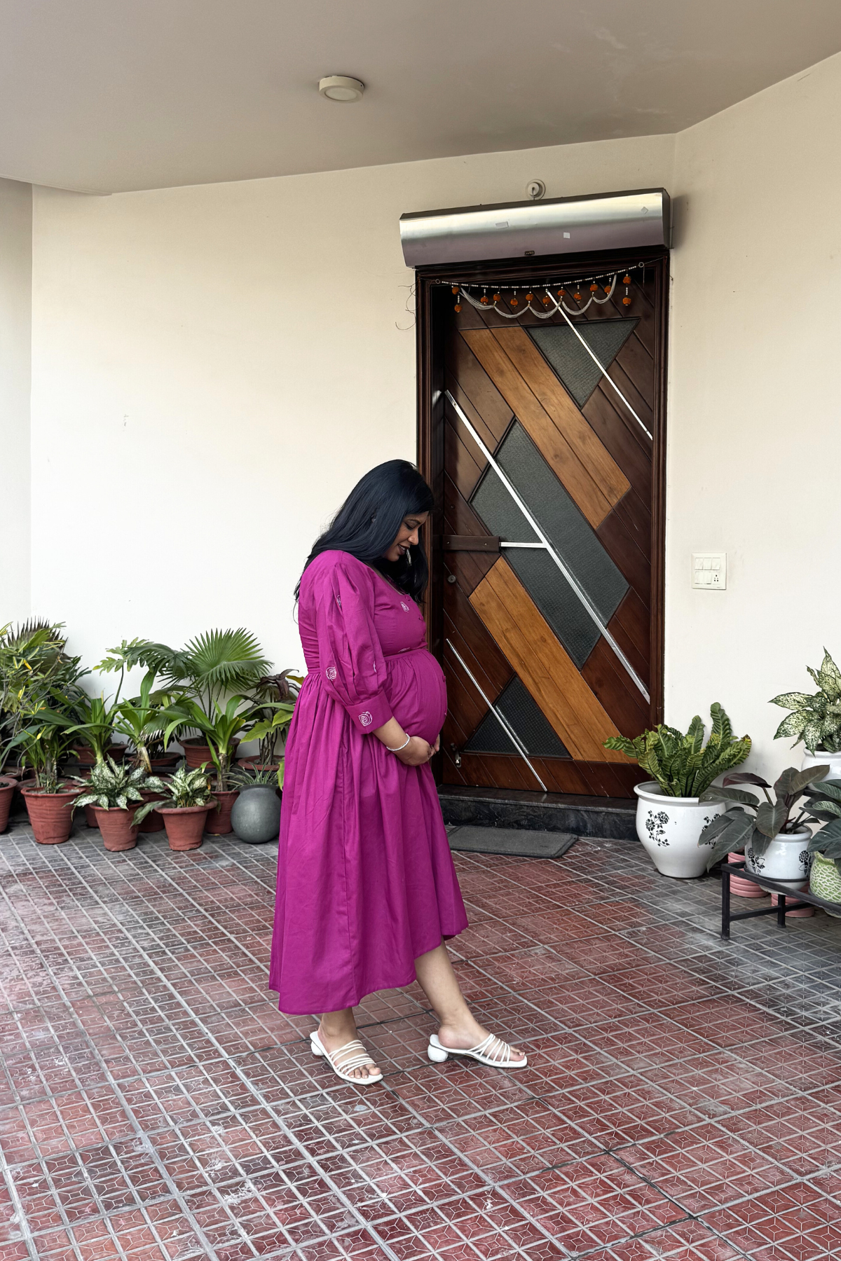 Sonal X Sienna Dress - Magenta