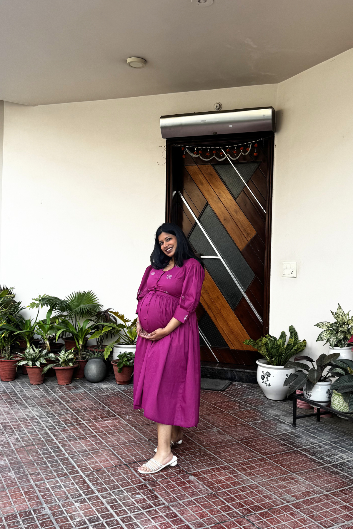 Sonal X Sienna Dress - Magenta