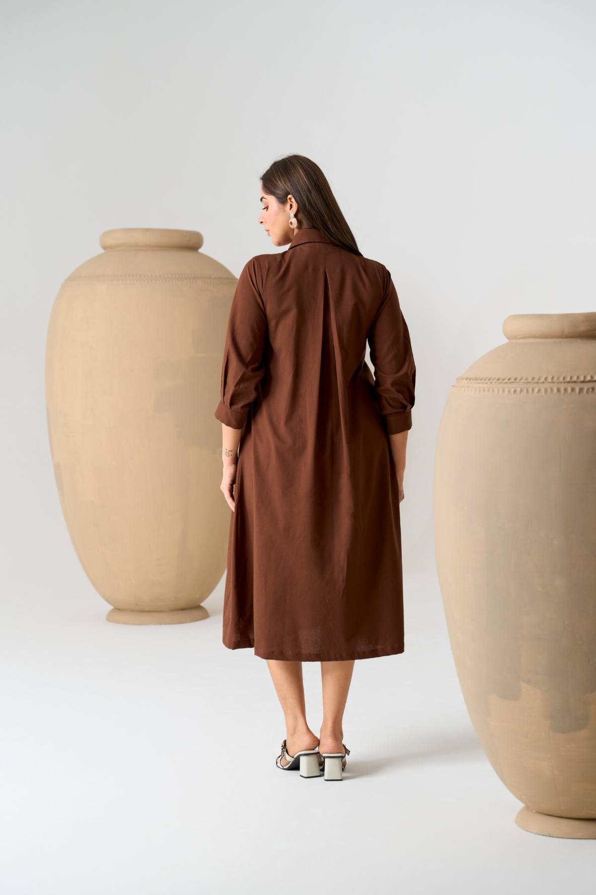 Mangrove Dress - Cinnamon