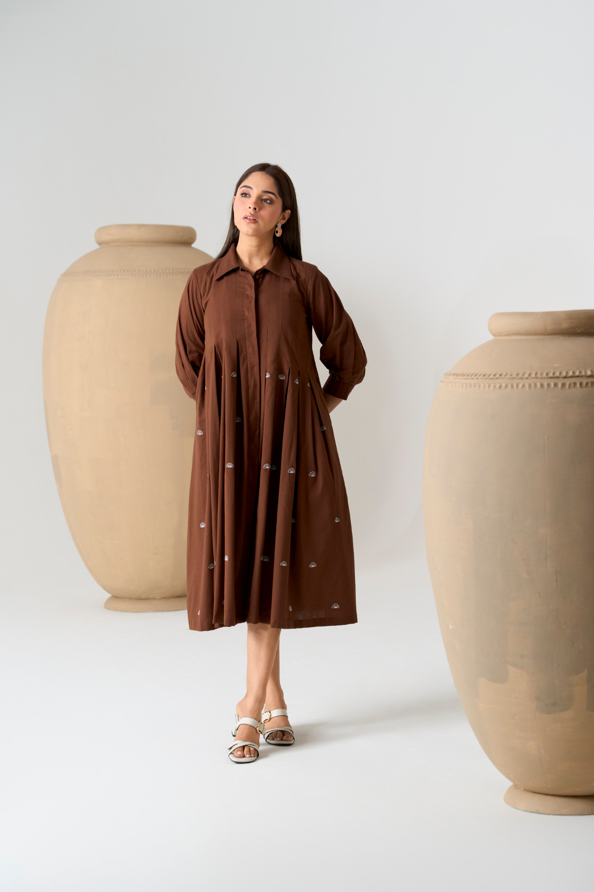 Mangrove Dress - Cinnamon