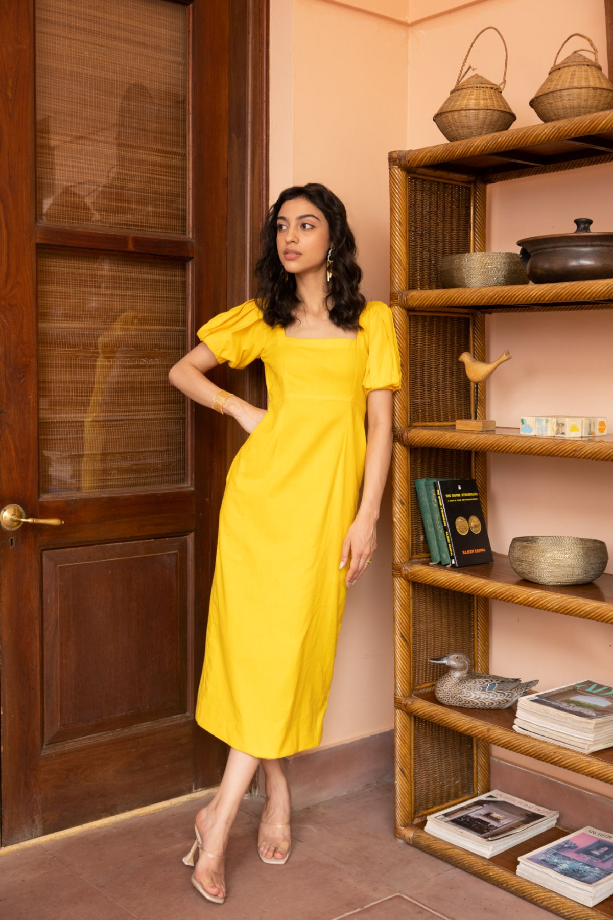 Nicobar Dress - Yellow