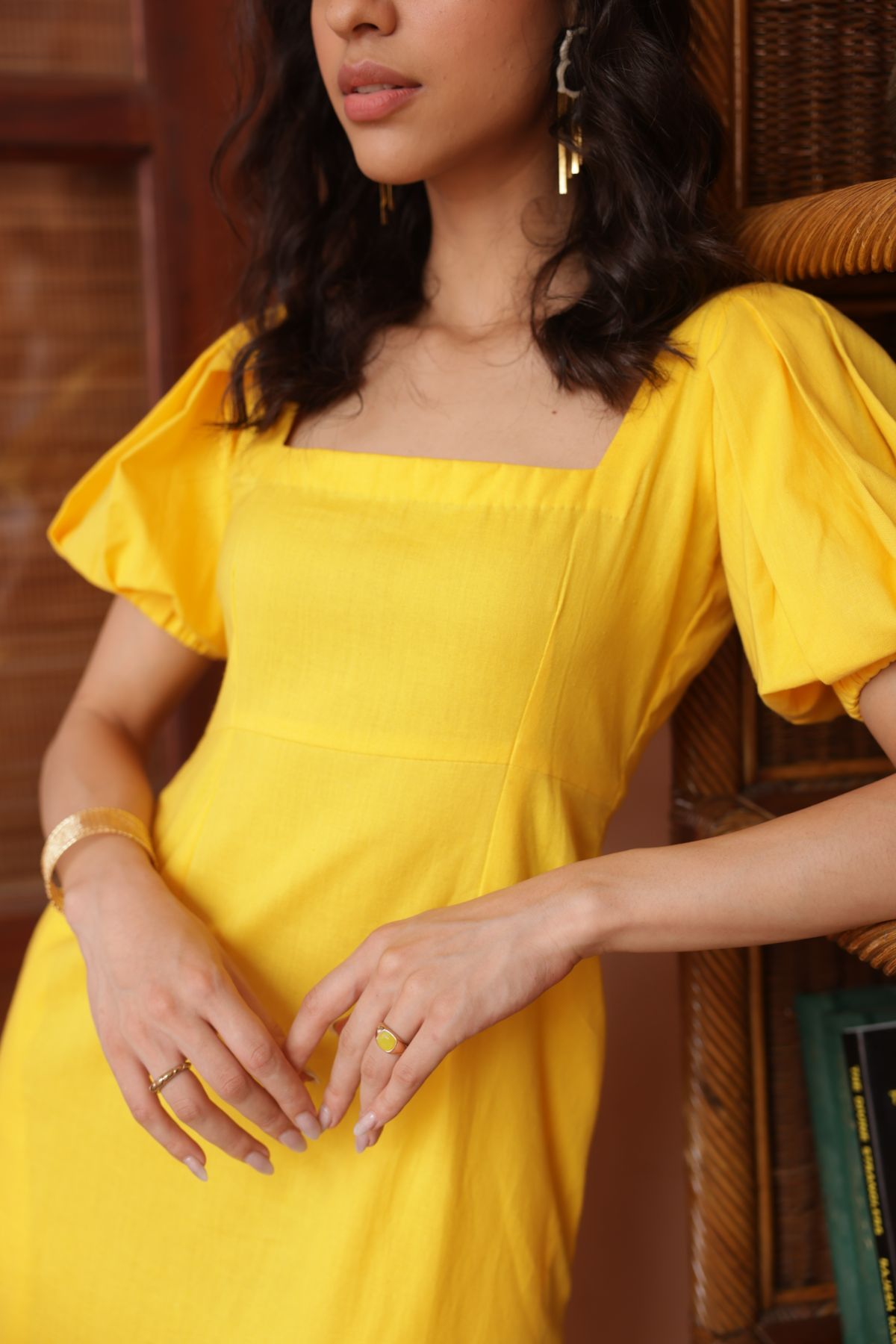 Nicobar Dress - Yellow