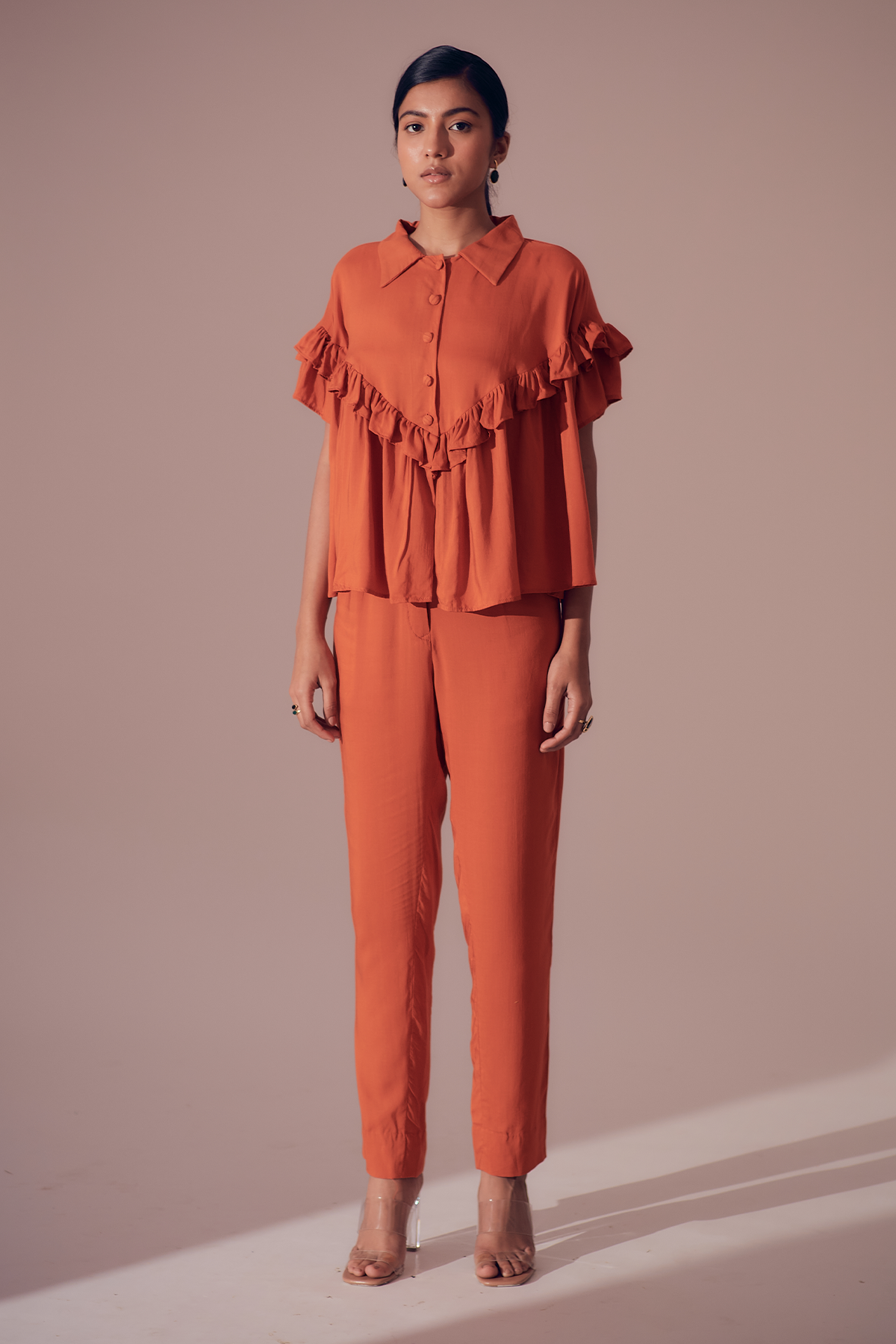 Fiji Top - Sunset Orange