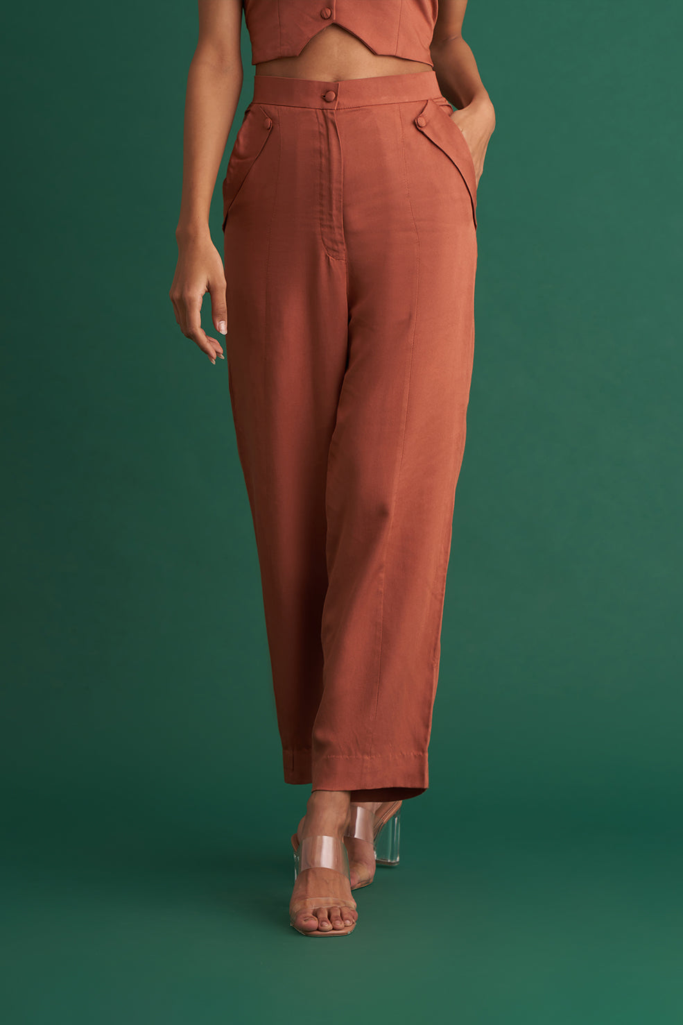 Heather Pants Argan Brown