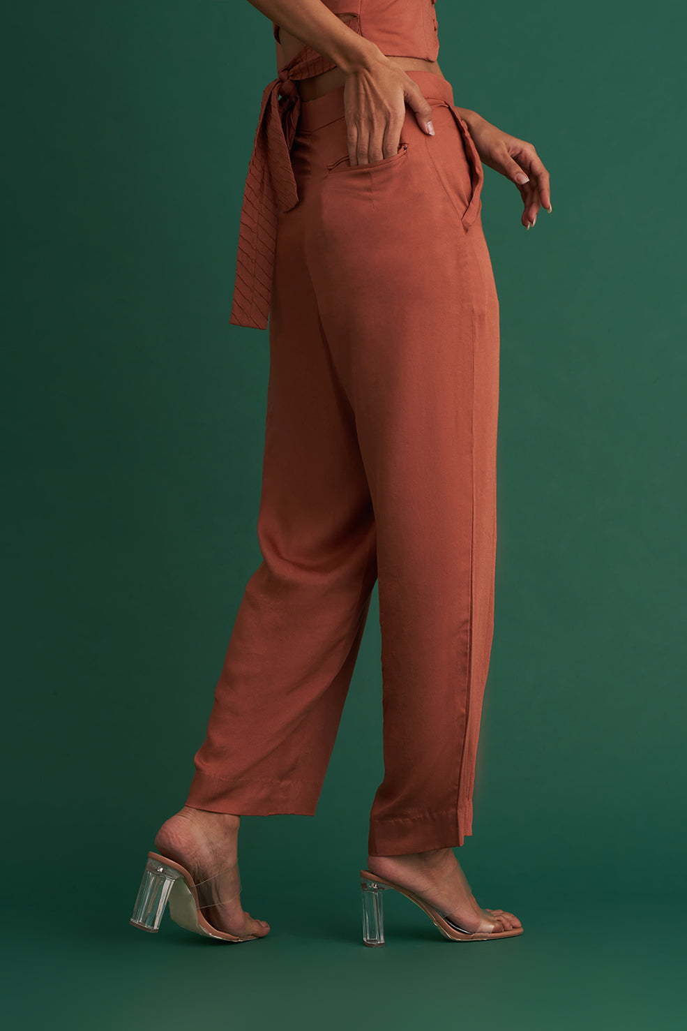 Heather Pants Argan Brown