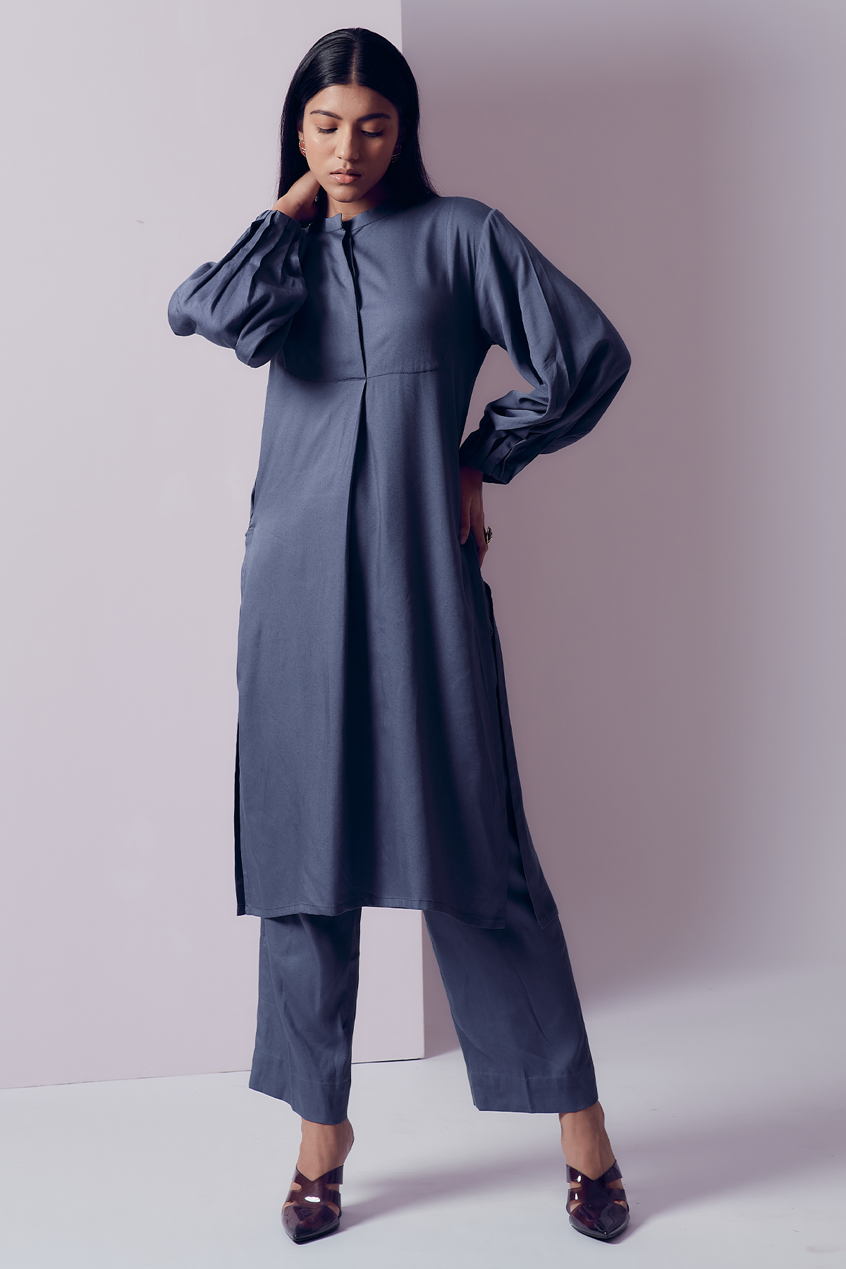 Napa Long Shirt - Blue Lagoon