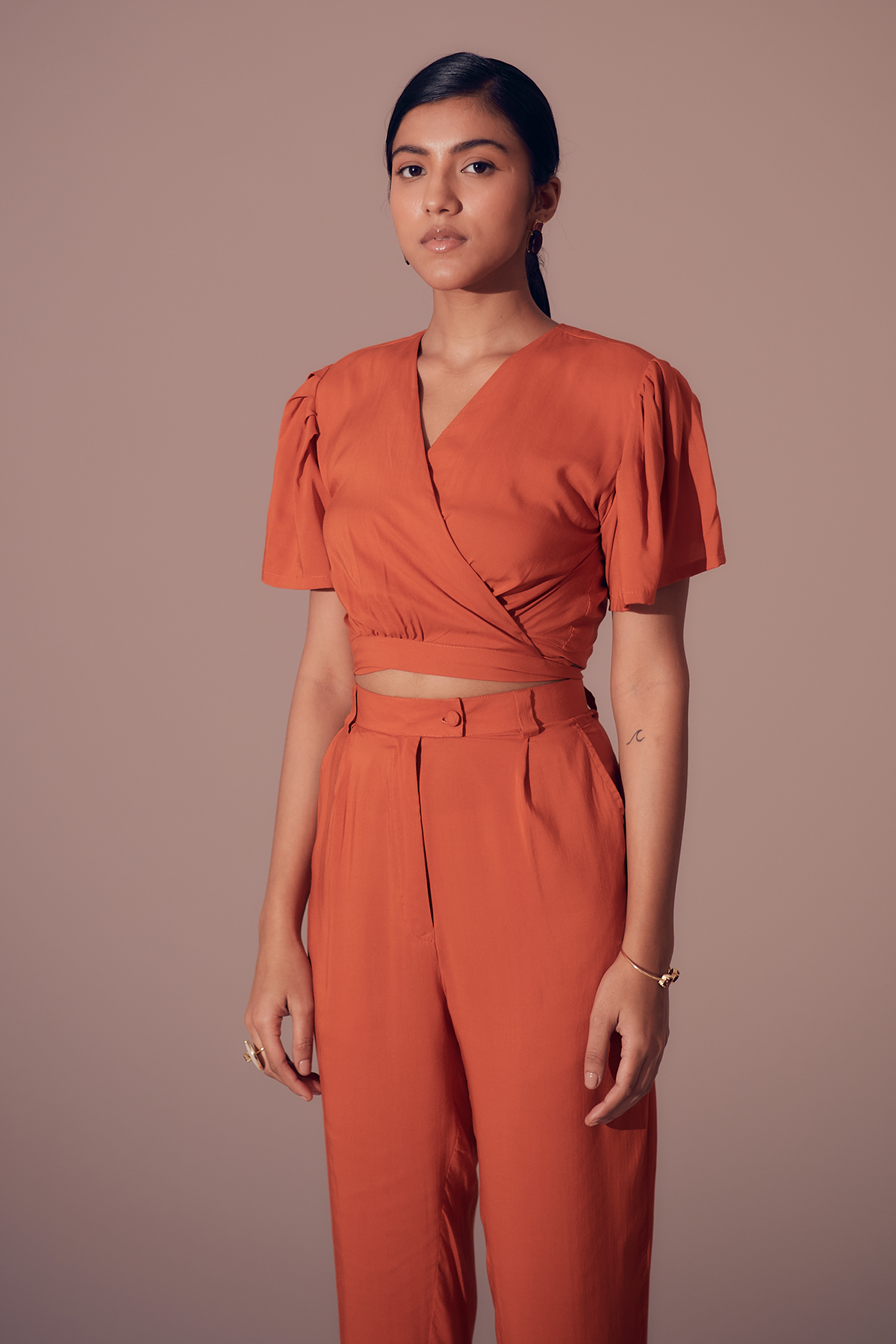 Tulum Top - Sunset Orange