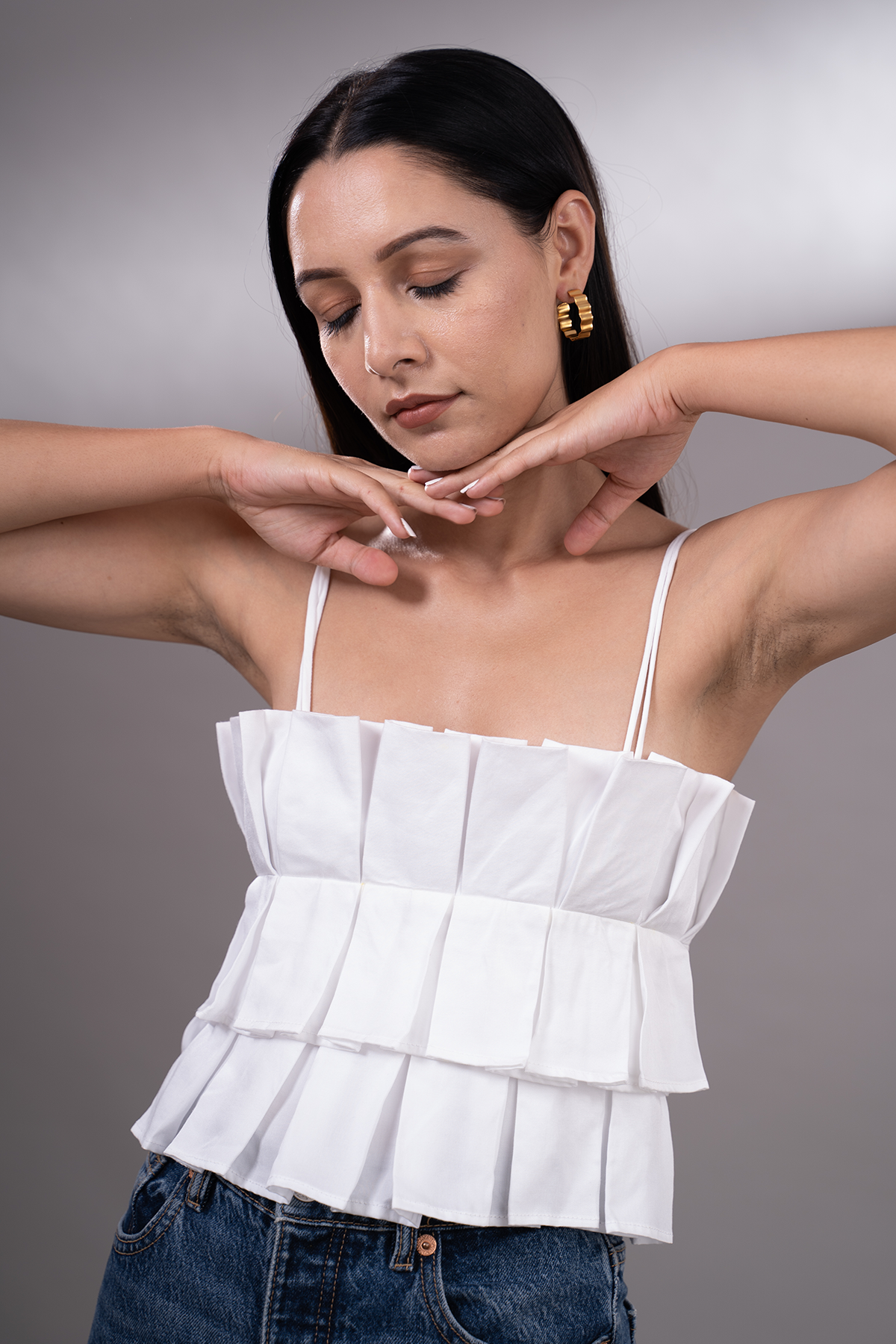 Snow Crop Top - White