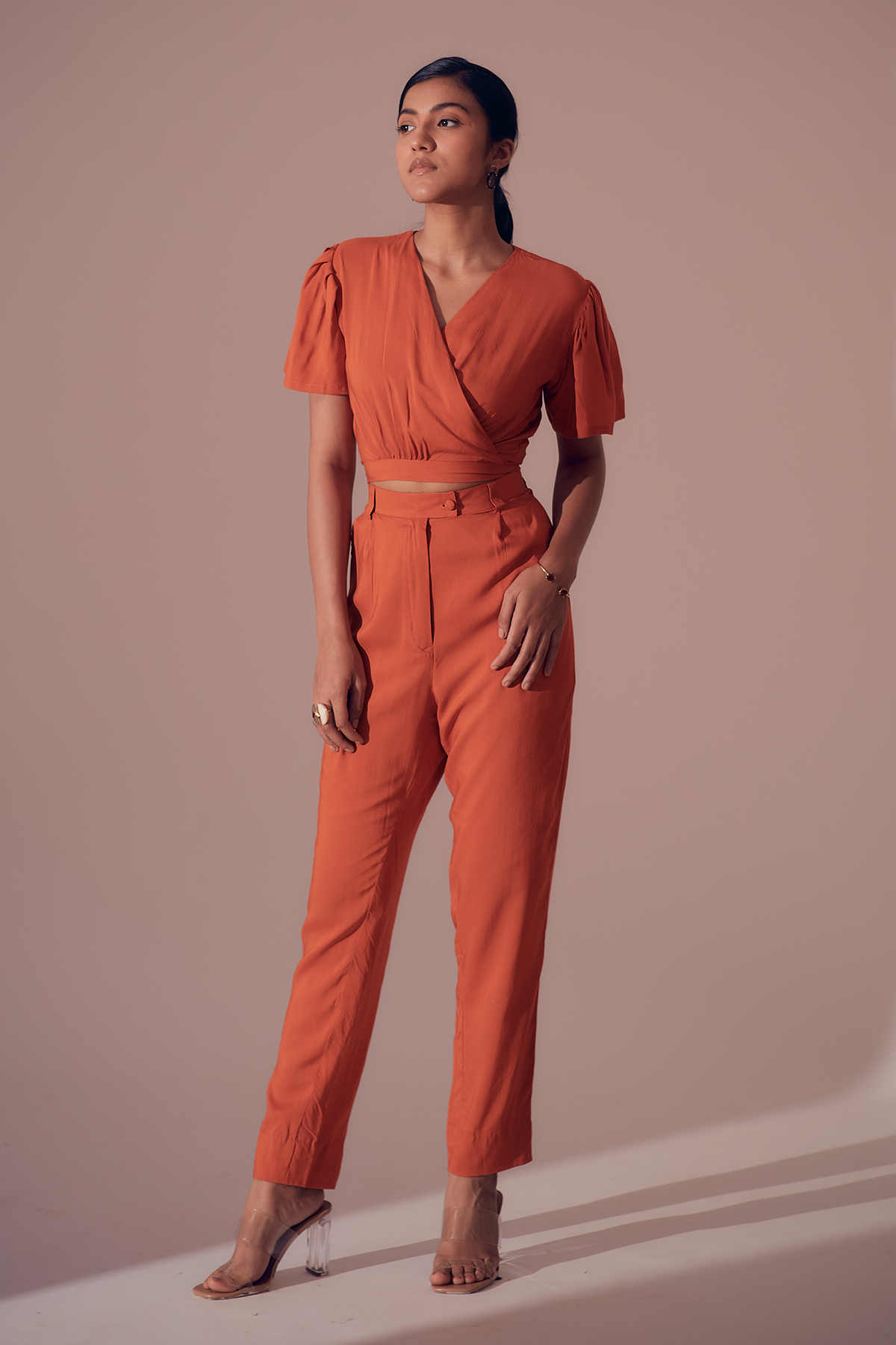 Tulum Top - Sunset Orange