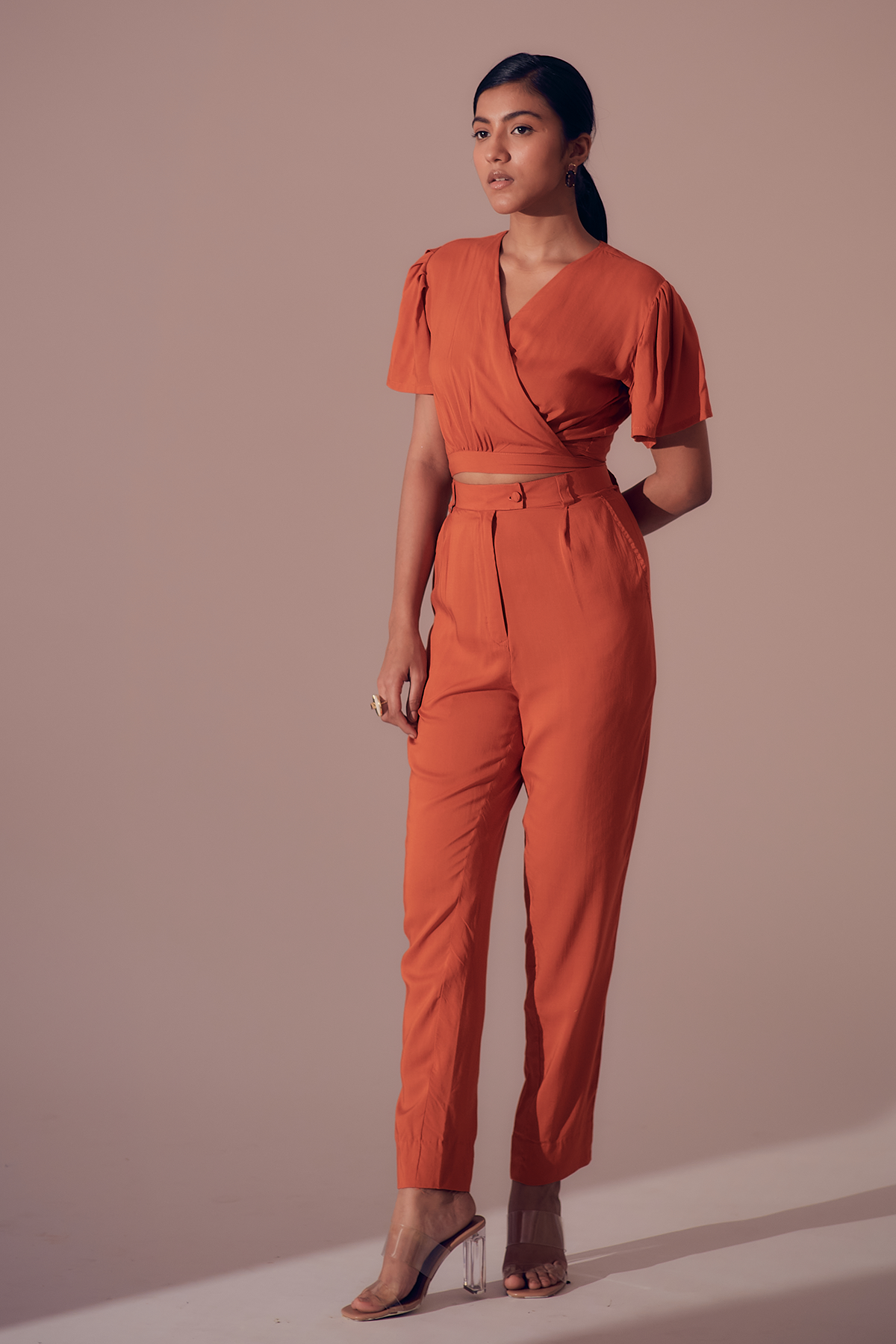 Tulum Top - Sunset Orange