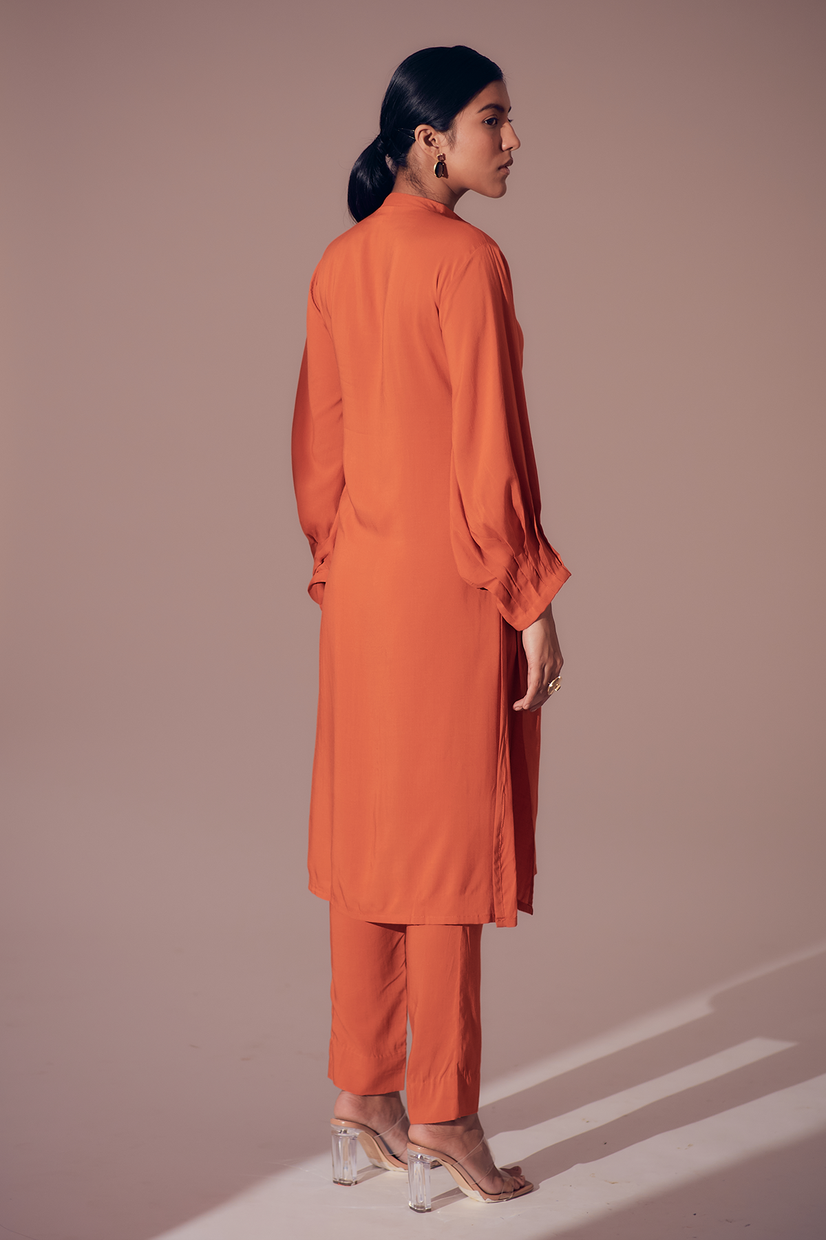 Napa Long shirt - Sunset Orange