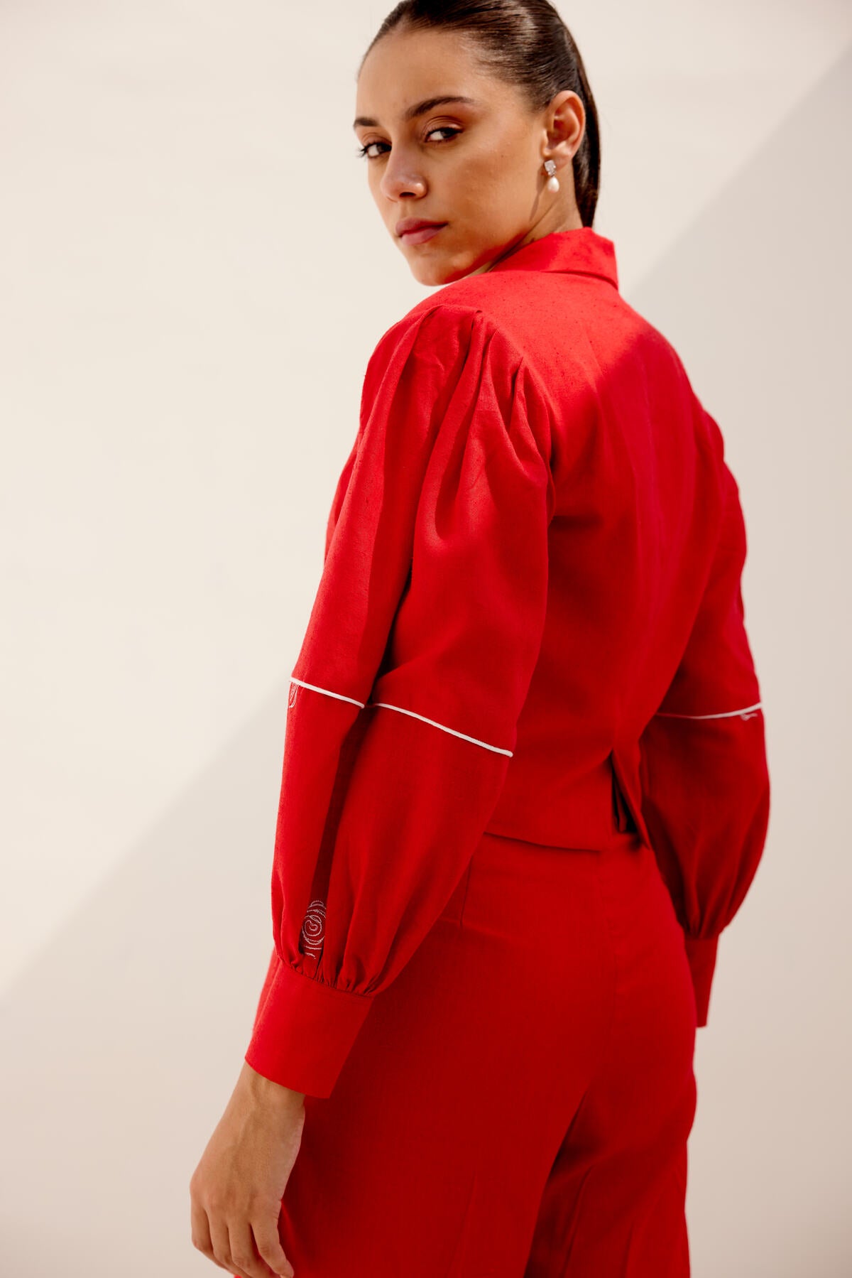 Cosmos Blazer - Red