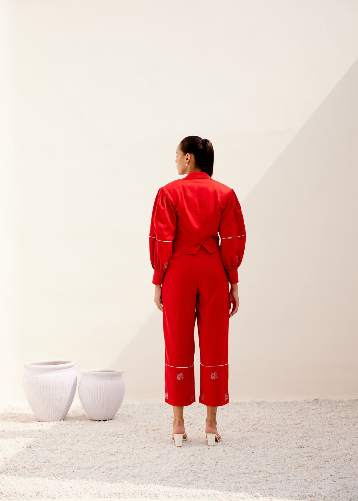 Cosmos Blazer - Red