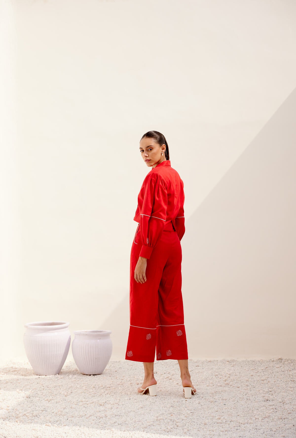 Cosmos Blazer - Red