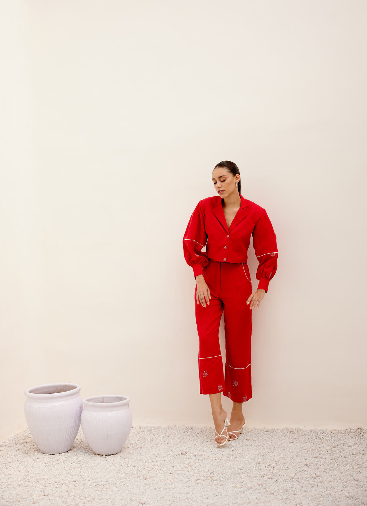 Cosmos Blazer - Red