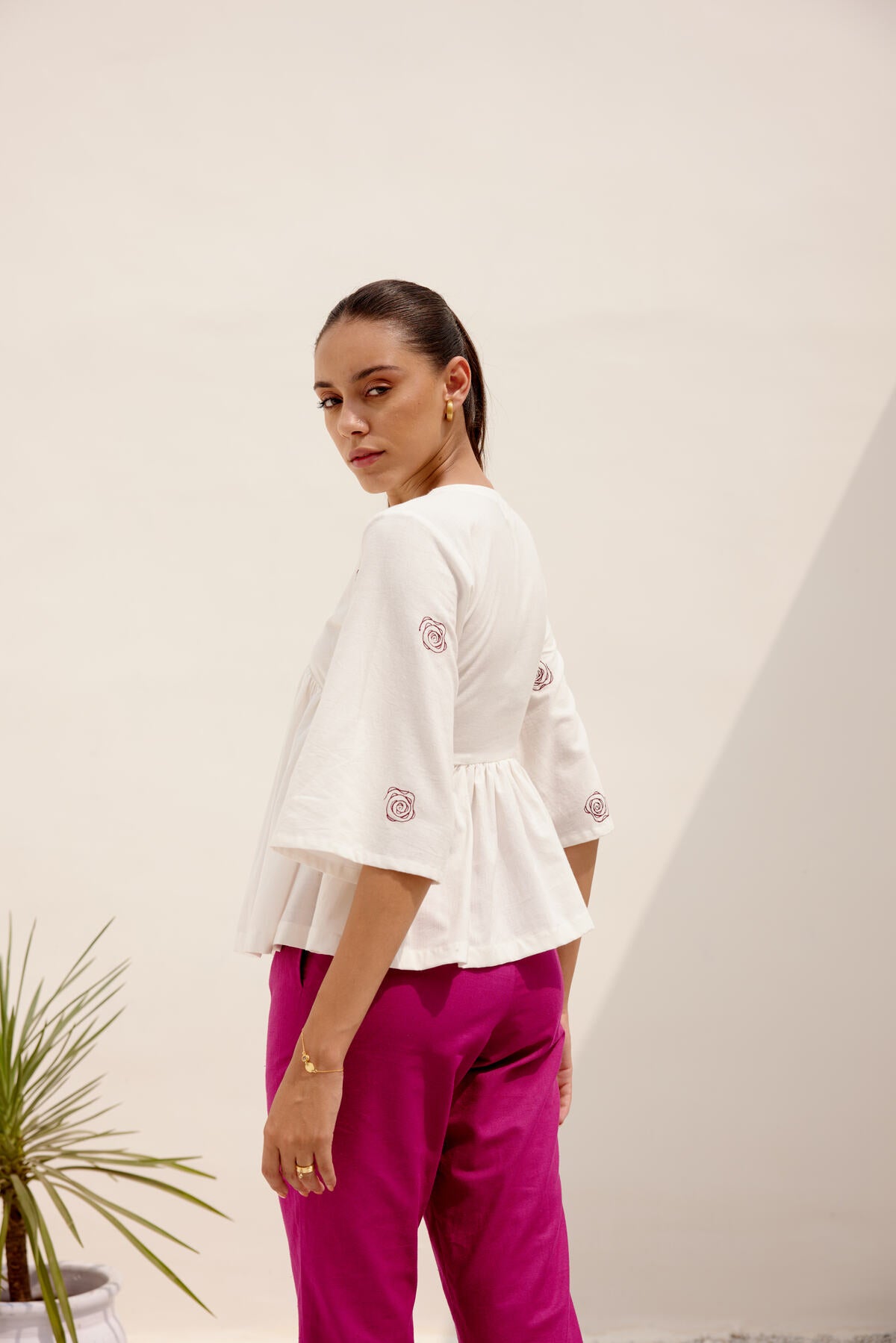Serenity Co-ord set - White (Set of 2)