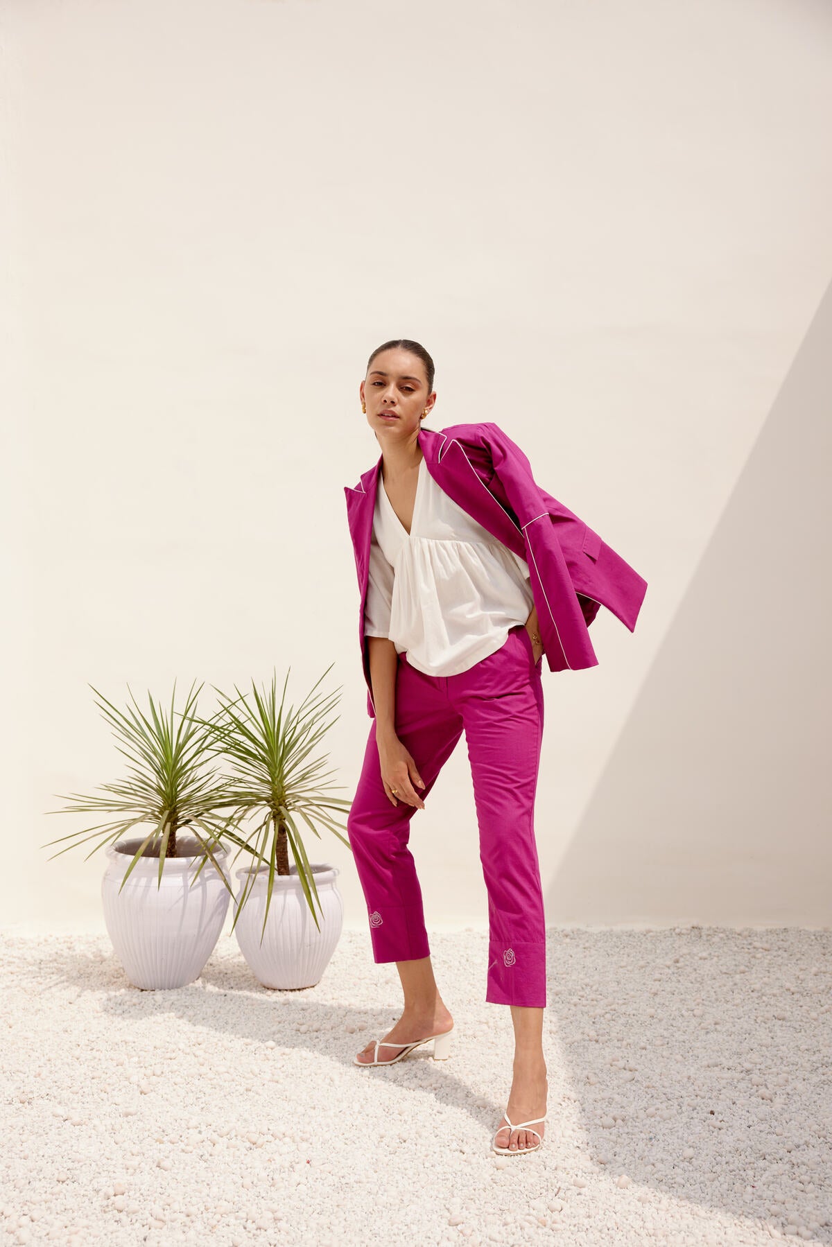 Promise Co-ord - Magenta (Set of 3)