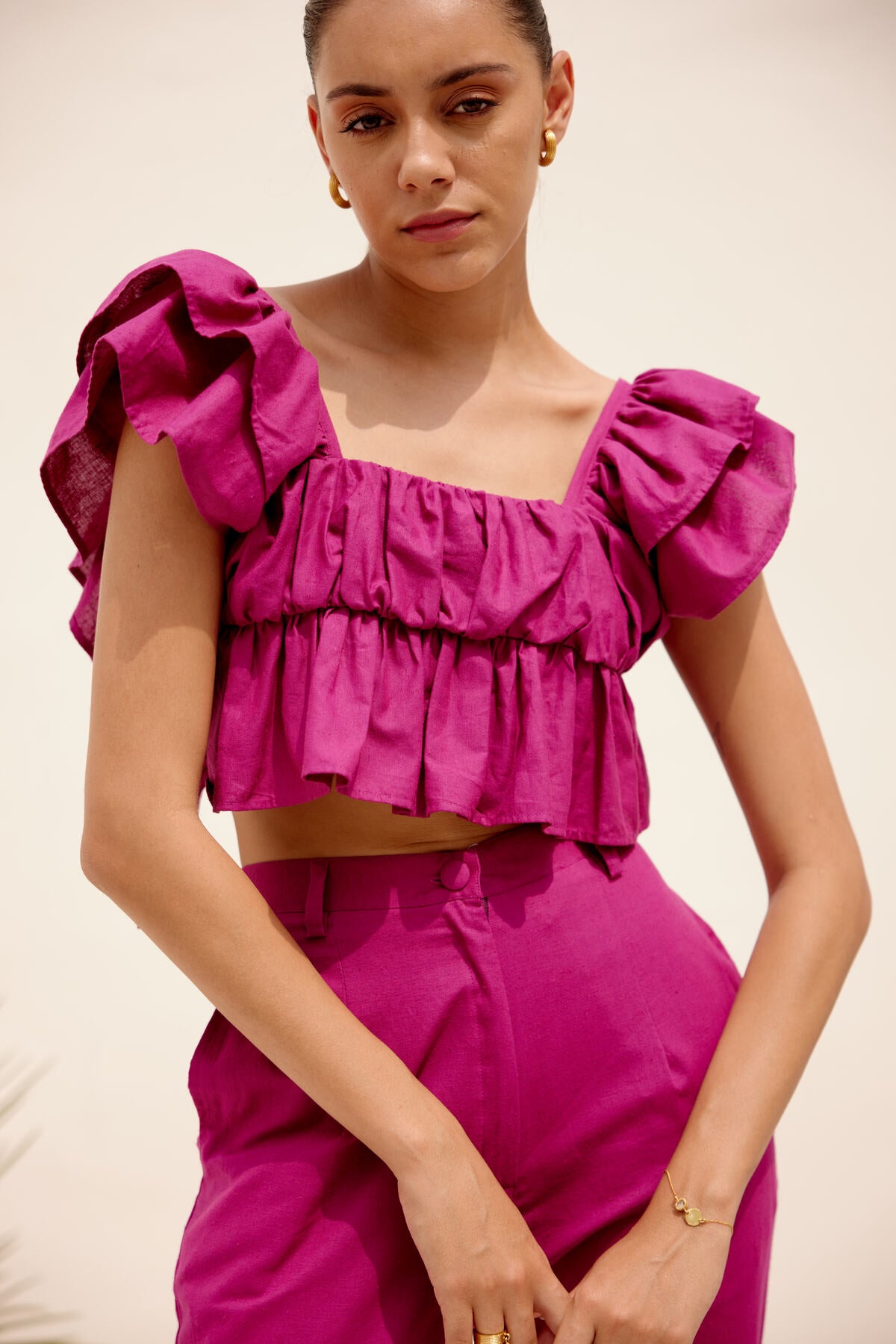 Mimosa Co-ord Set - Magenta (Set of 2)