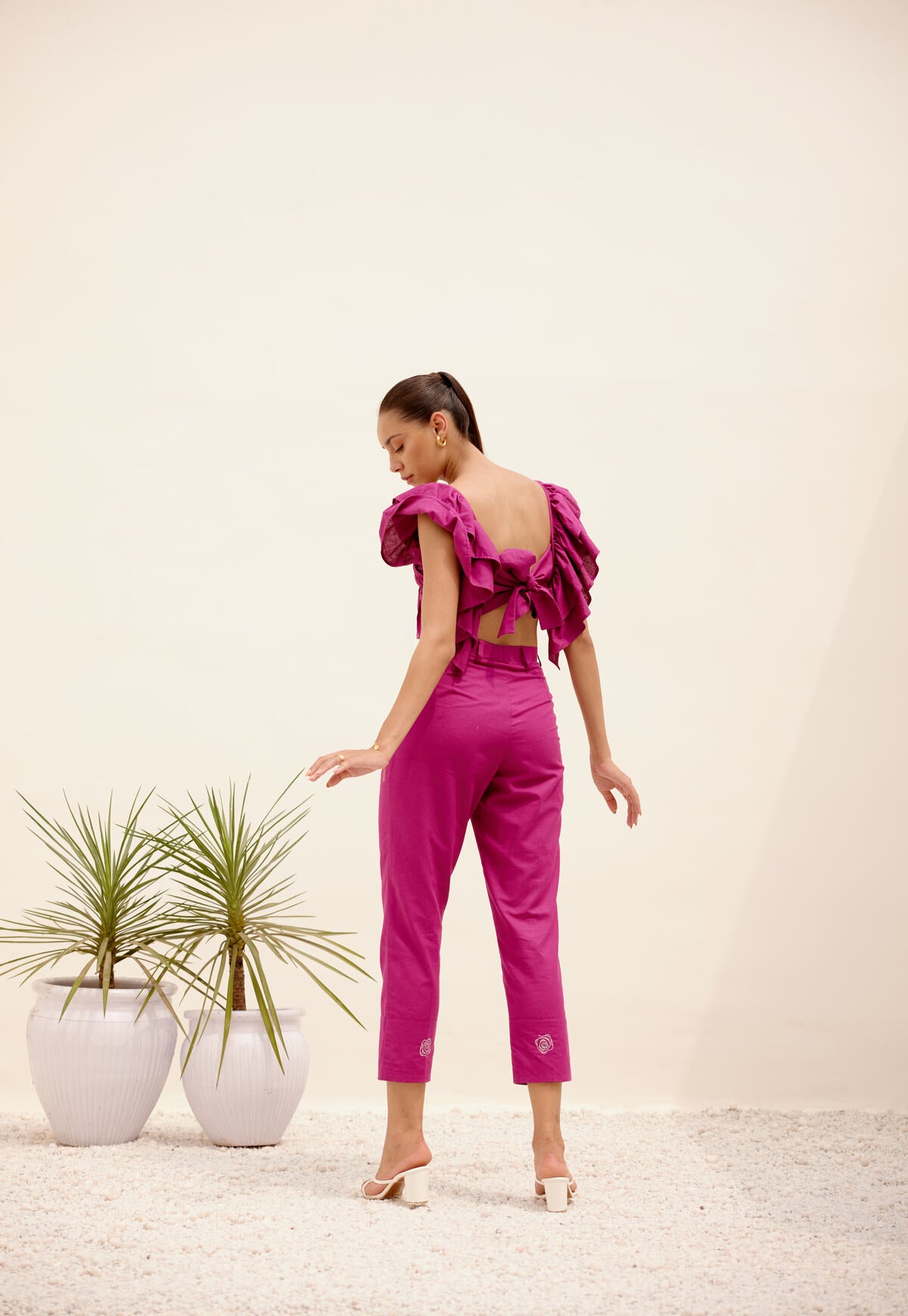 Mimosa Co-ord Set - Magenta (Set of 2)
