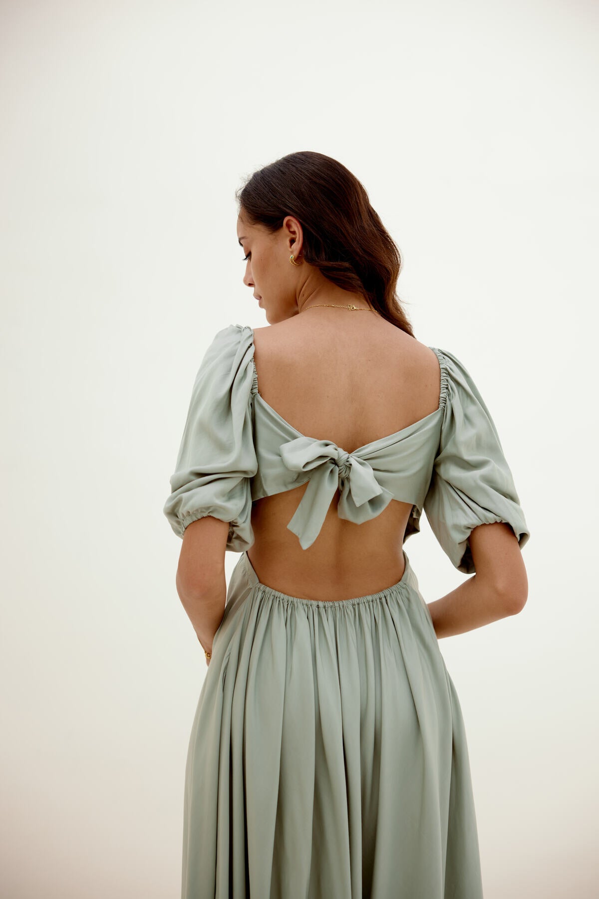 Hush Hush Cut Out Dress - Green