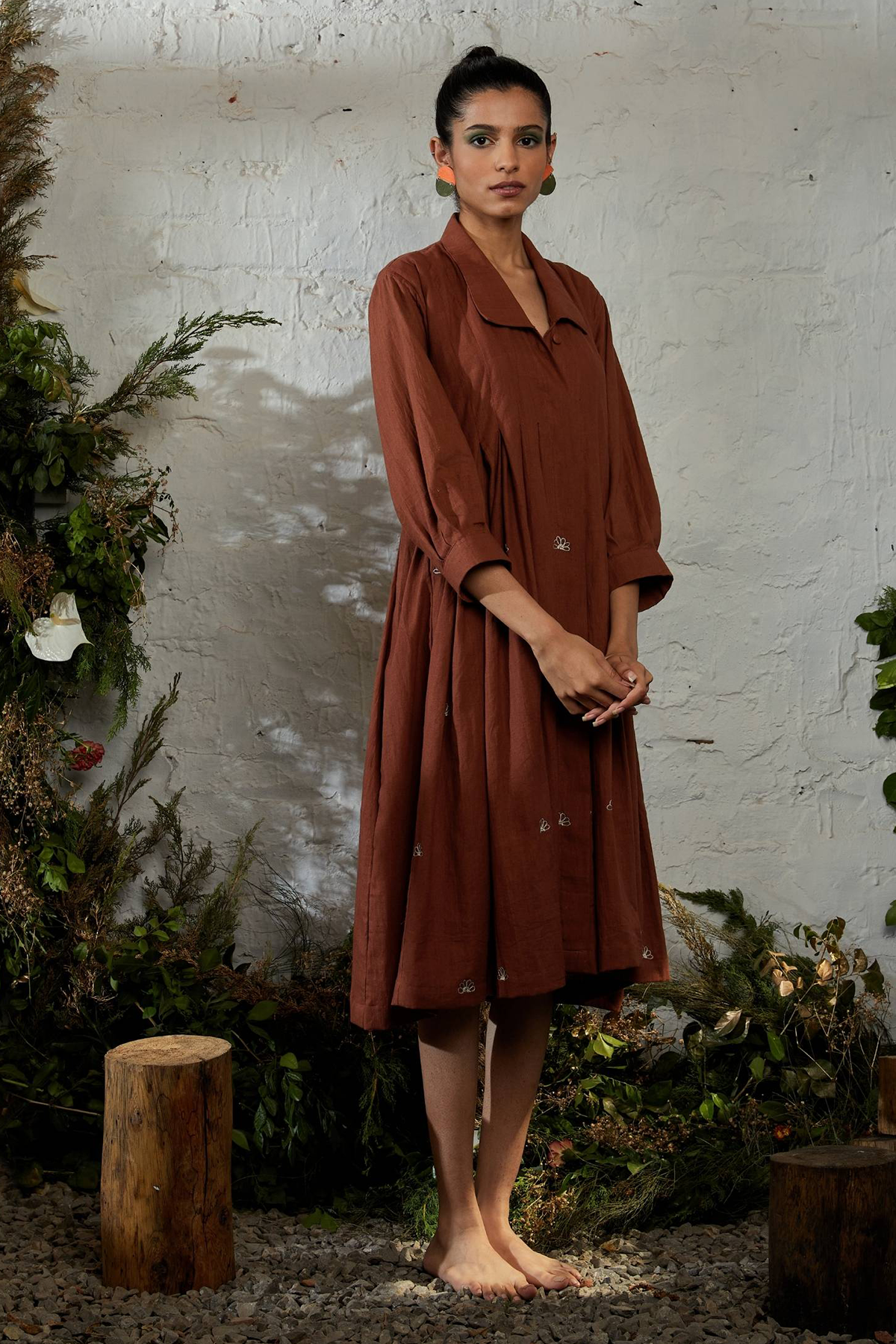 Mangrove Dress - Cinnamon