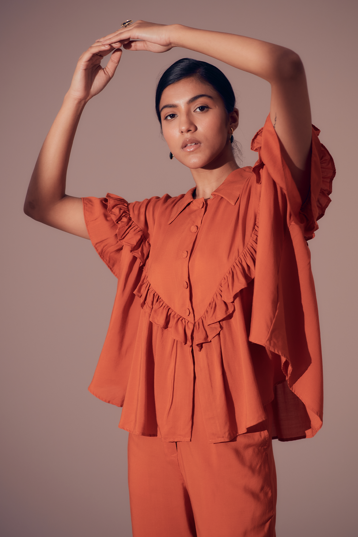 Fiji Top - Sunset Orange