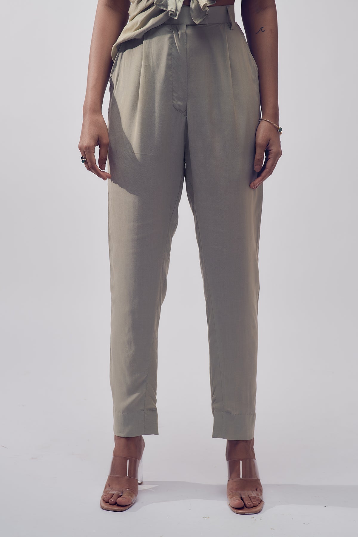 Clio Pants - Paradise Mint Green