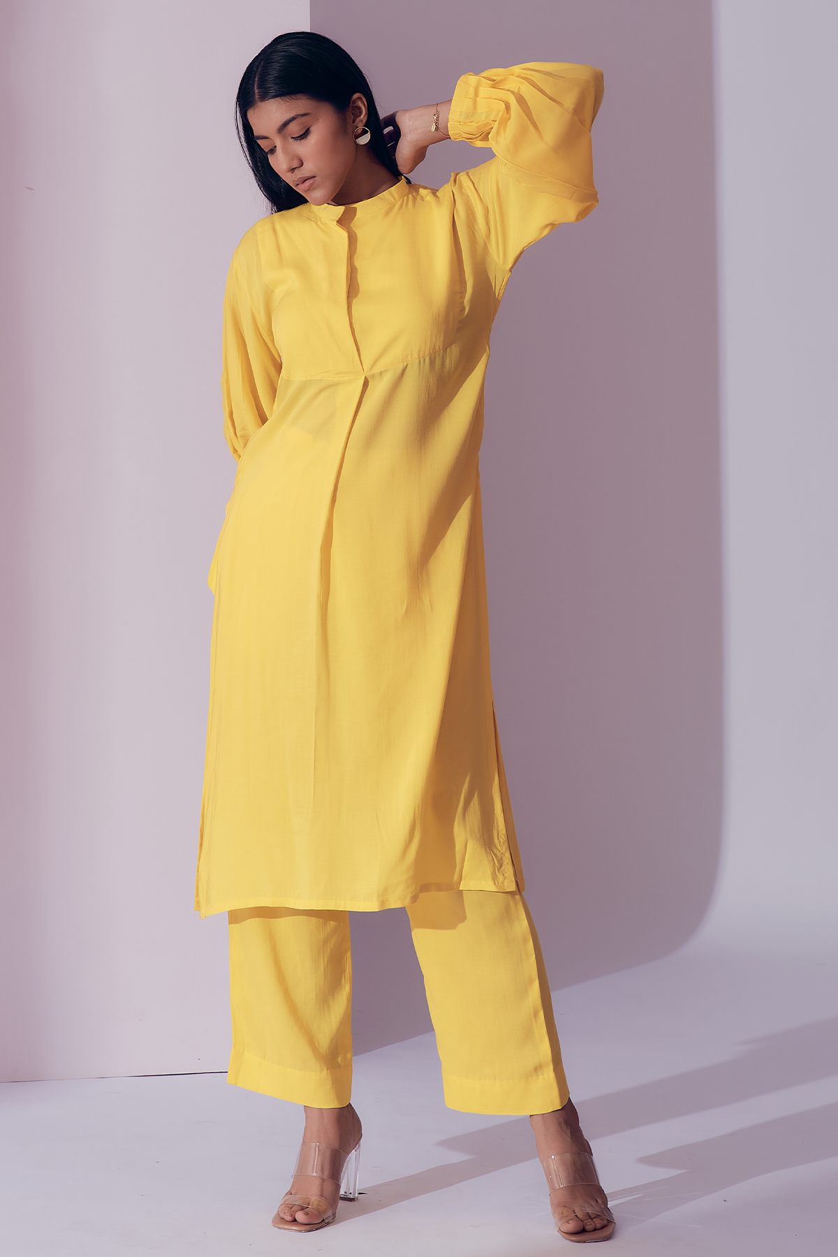 Napa Long Shirt - Sunrise Yellow