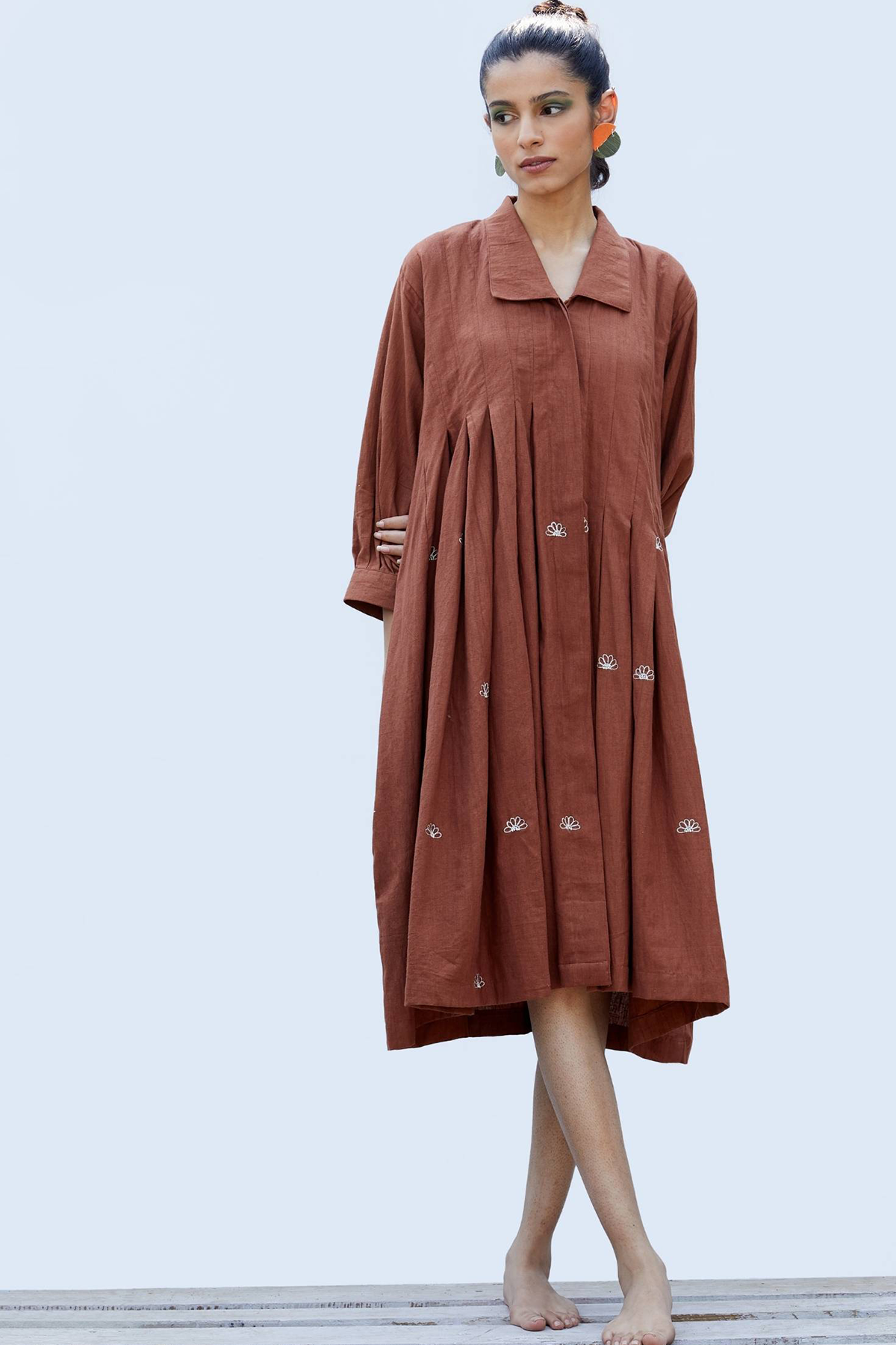 Mangrove Dress - Cinnamon