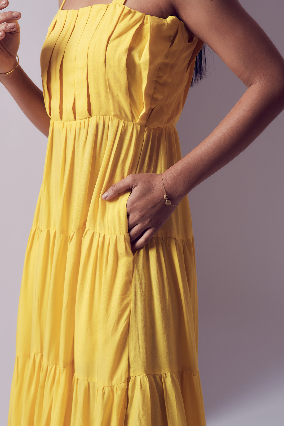 Merrylin Dress  - Sunrise Yellow