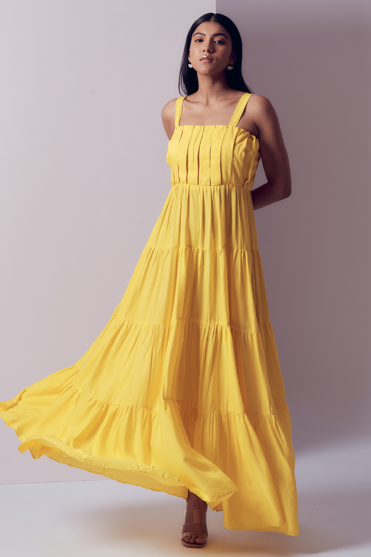 Merrylin Dress - Sunrise Yellow