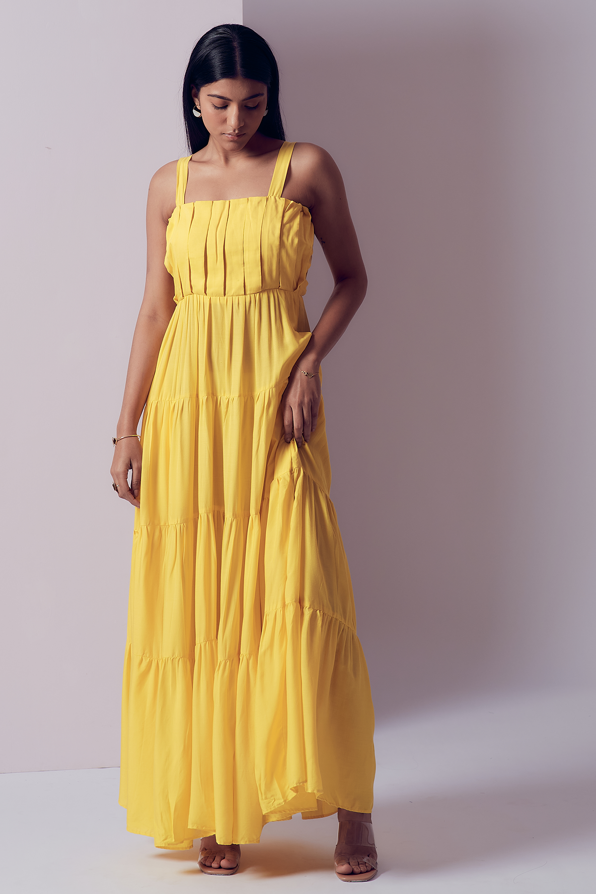 Merrylin Dress - Sunrise Yellow