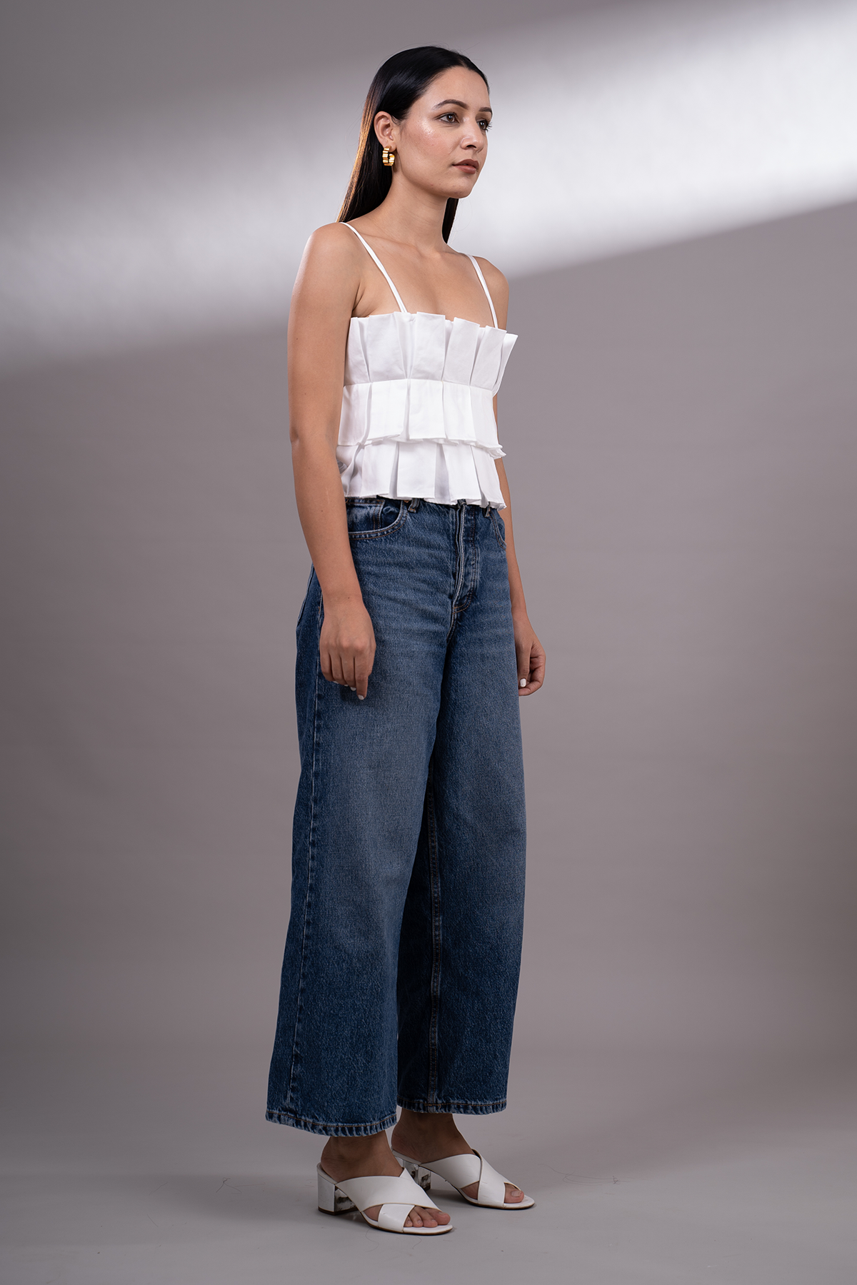 Snow Crop Top - White