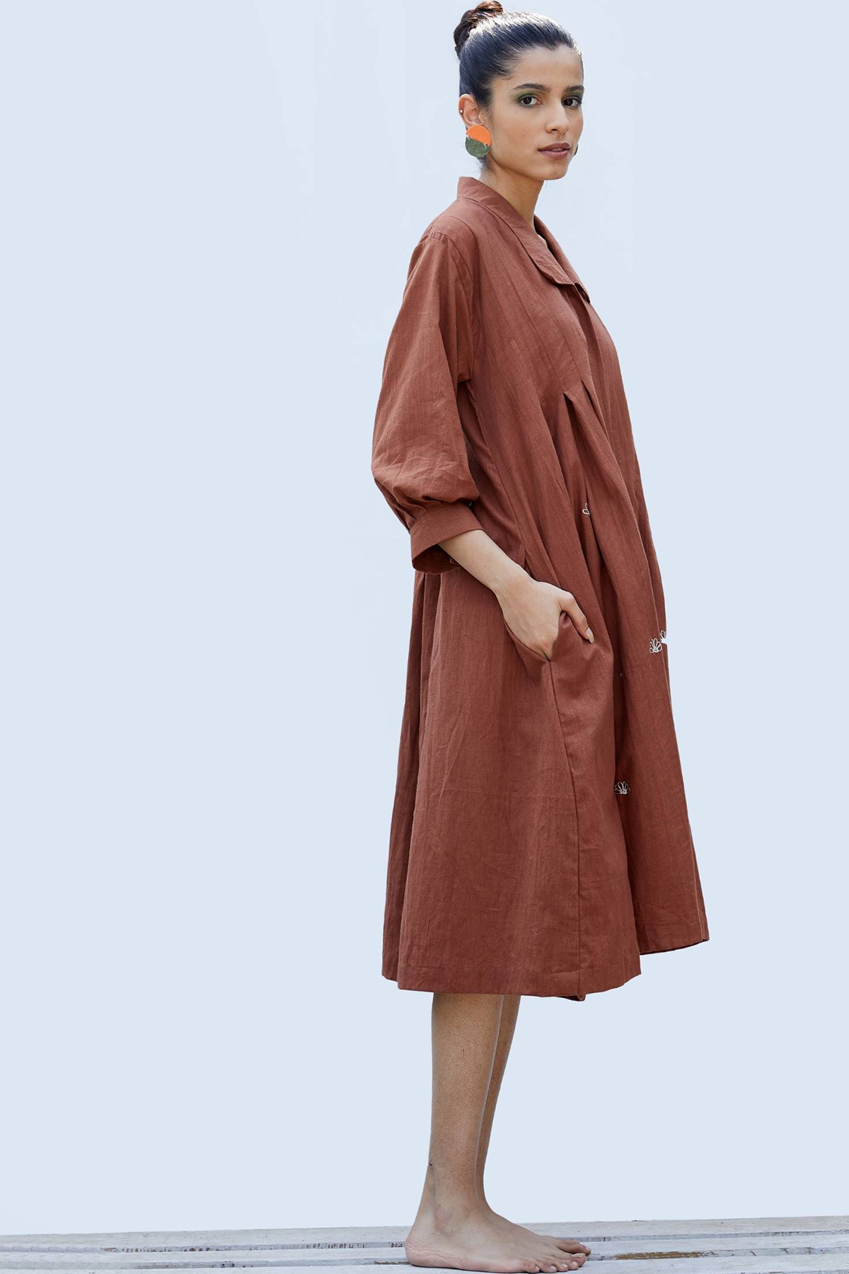 Mangrove Dress - Cinnamon