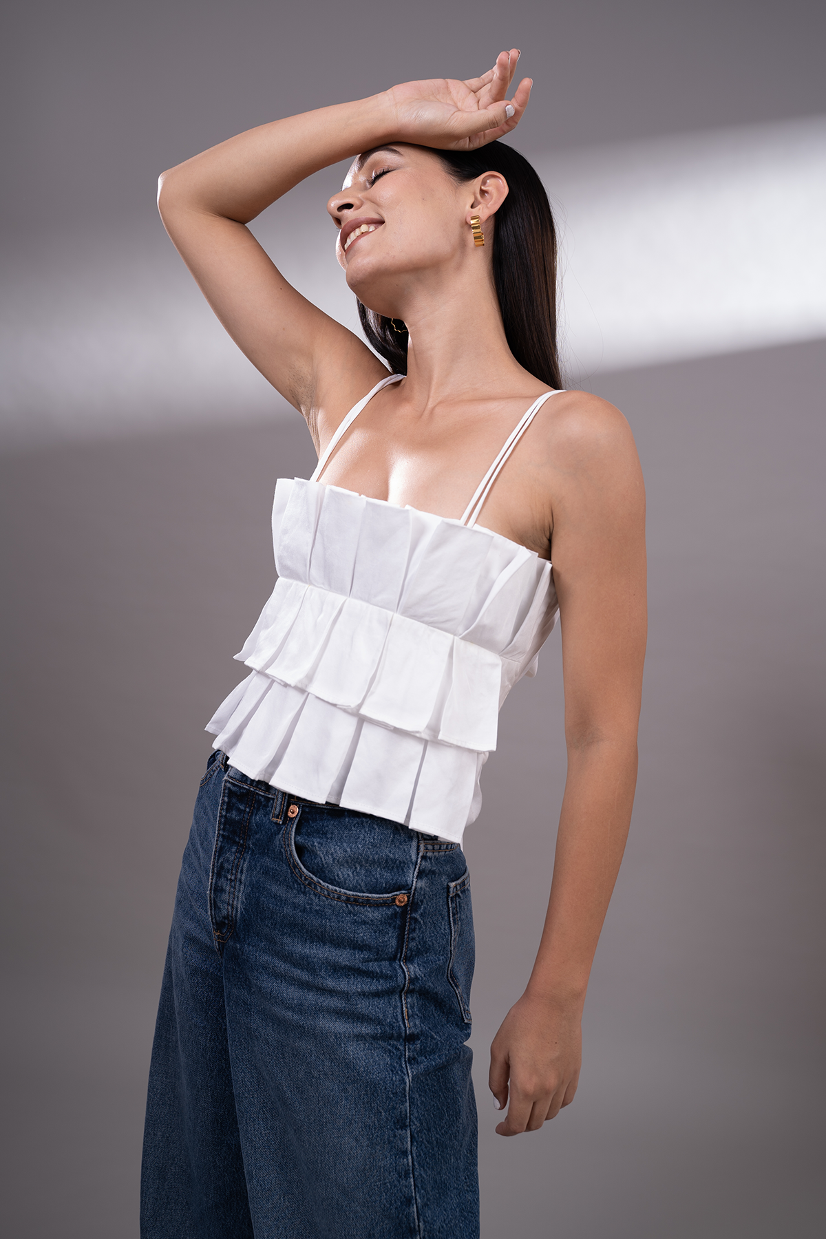 Snow Crop Top - White
