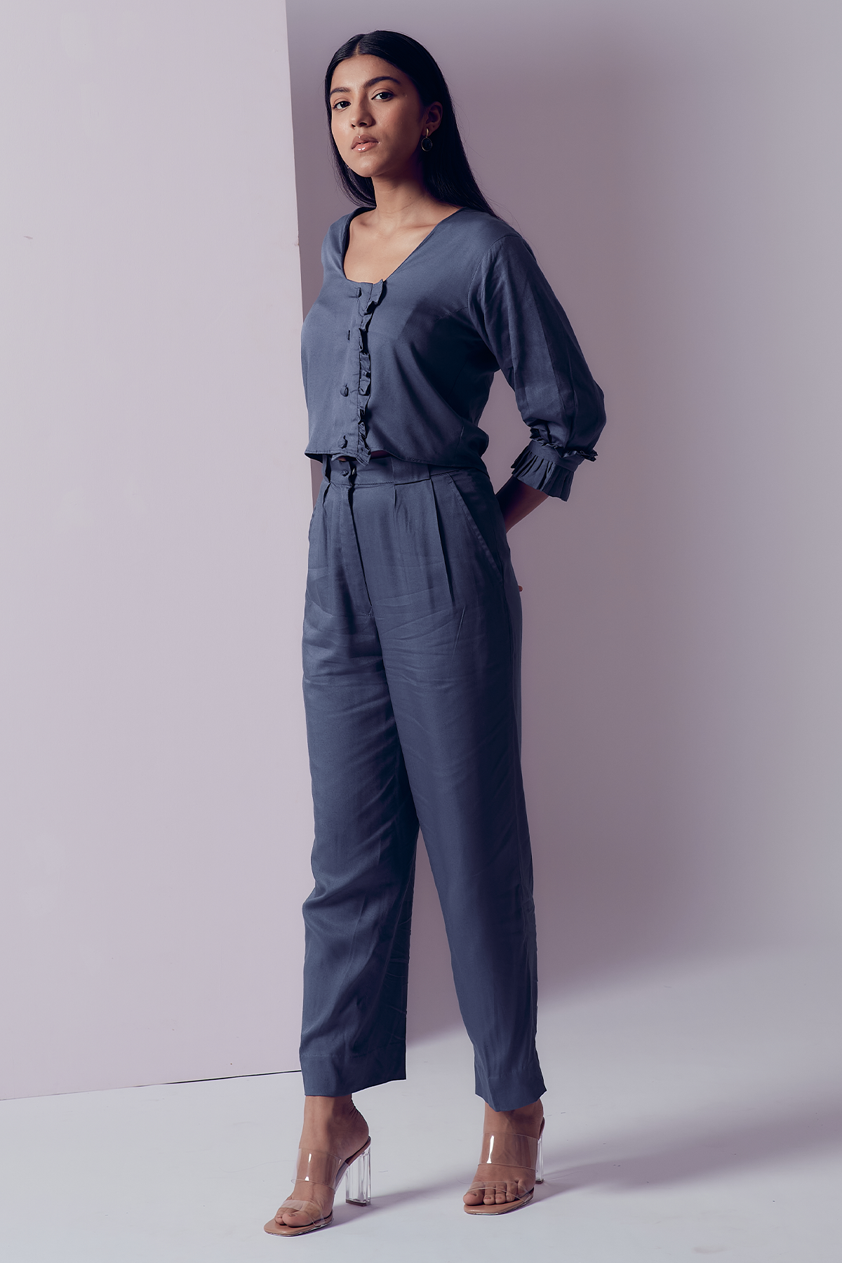 Tokyo Pants - Blue lagoon
