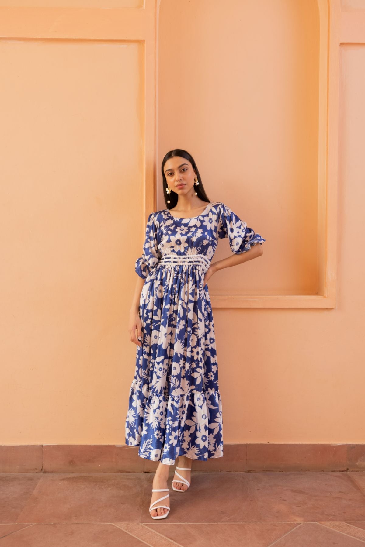 Dream Dress - Oasis Blue Print