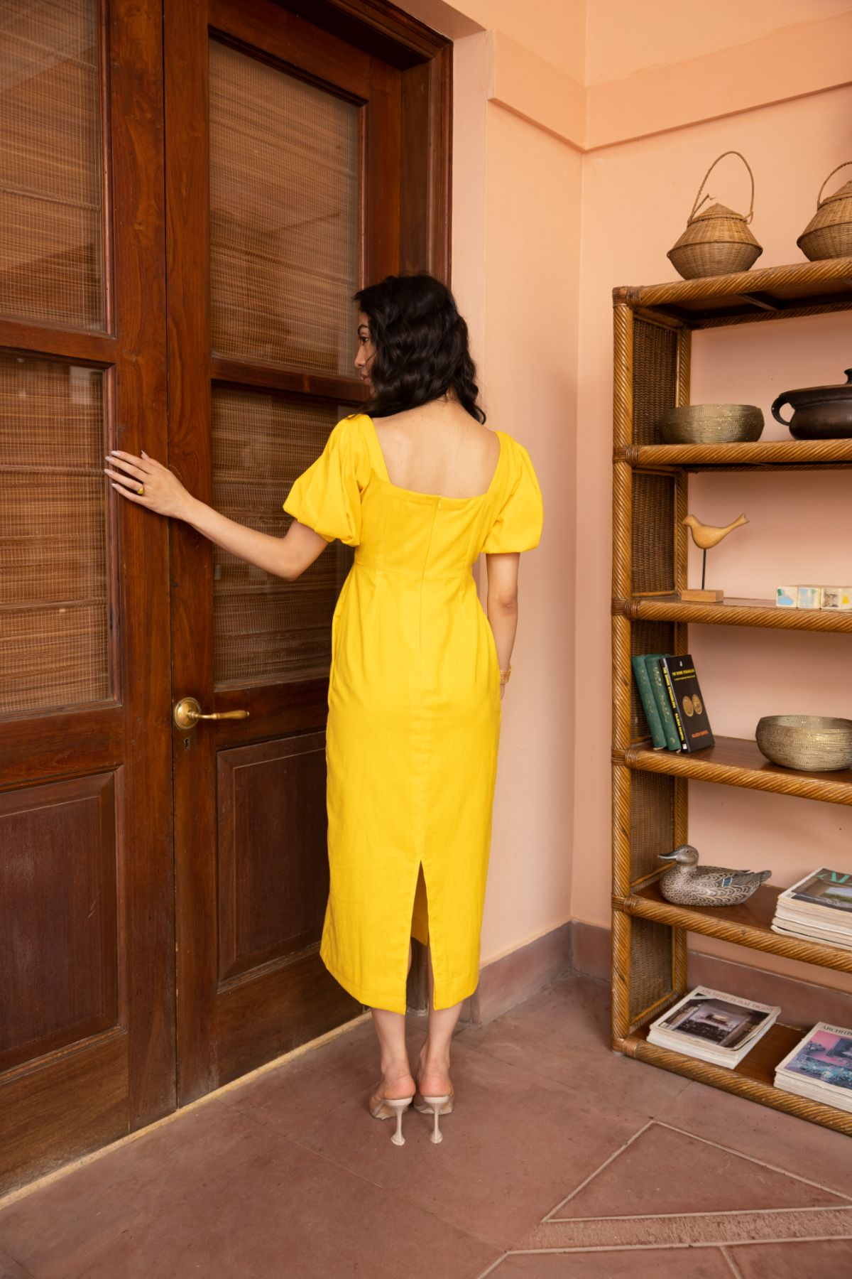 Nicobar Dress - Yellow