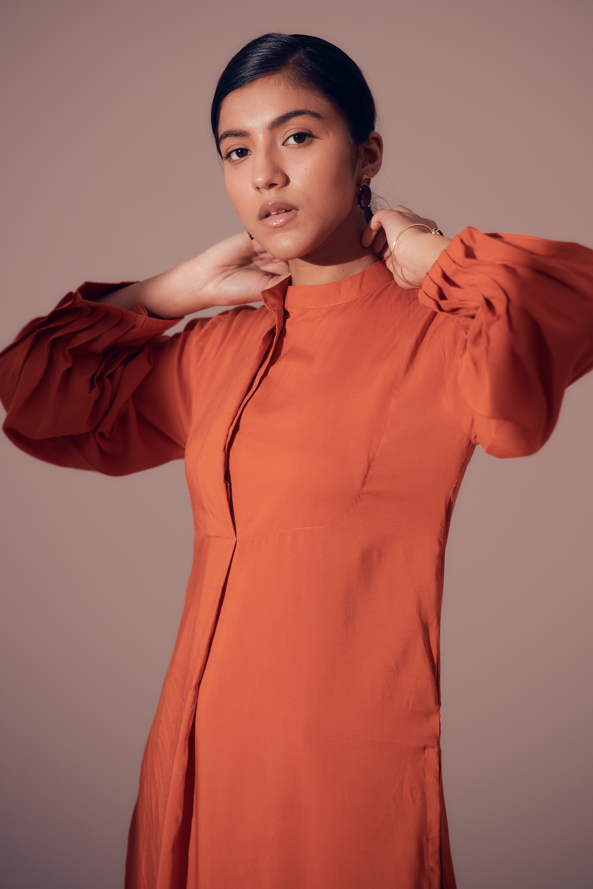 Napa Long shirt - Sunset Orange