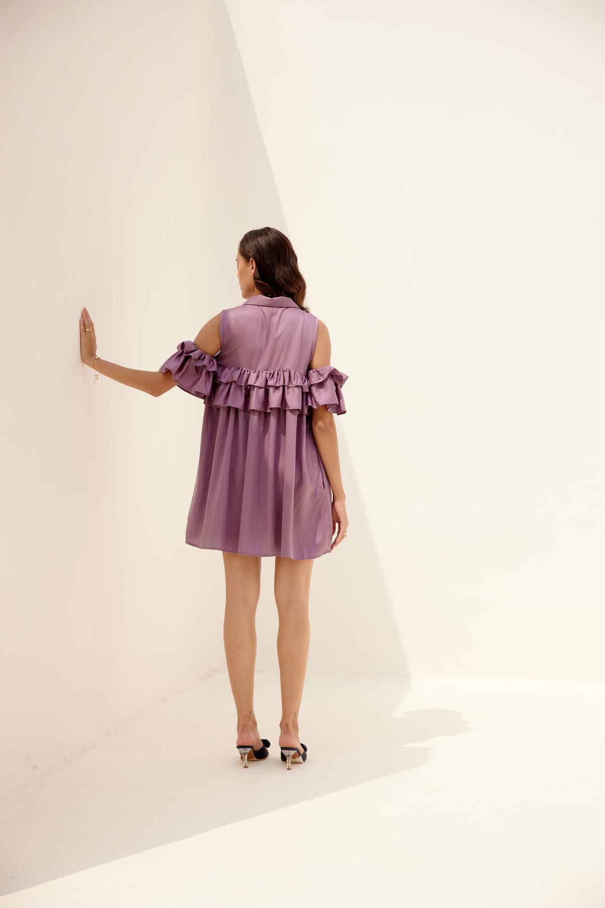 Meadow Short Dress - Lavender