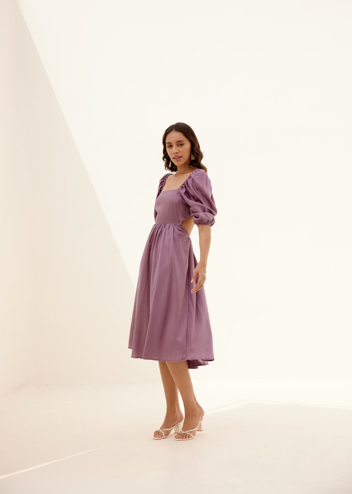 Hush Hush Cut Out Dress - Lavender