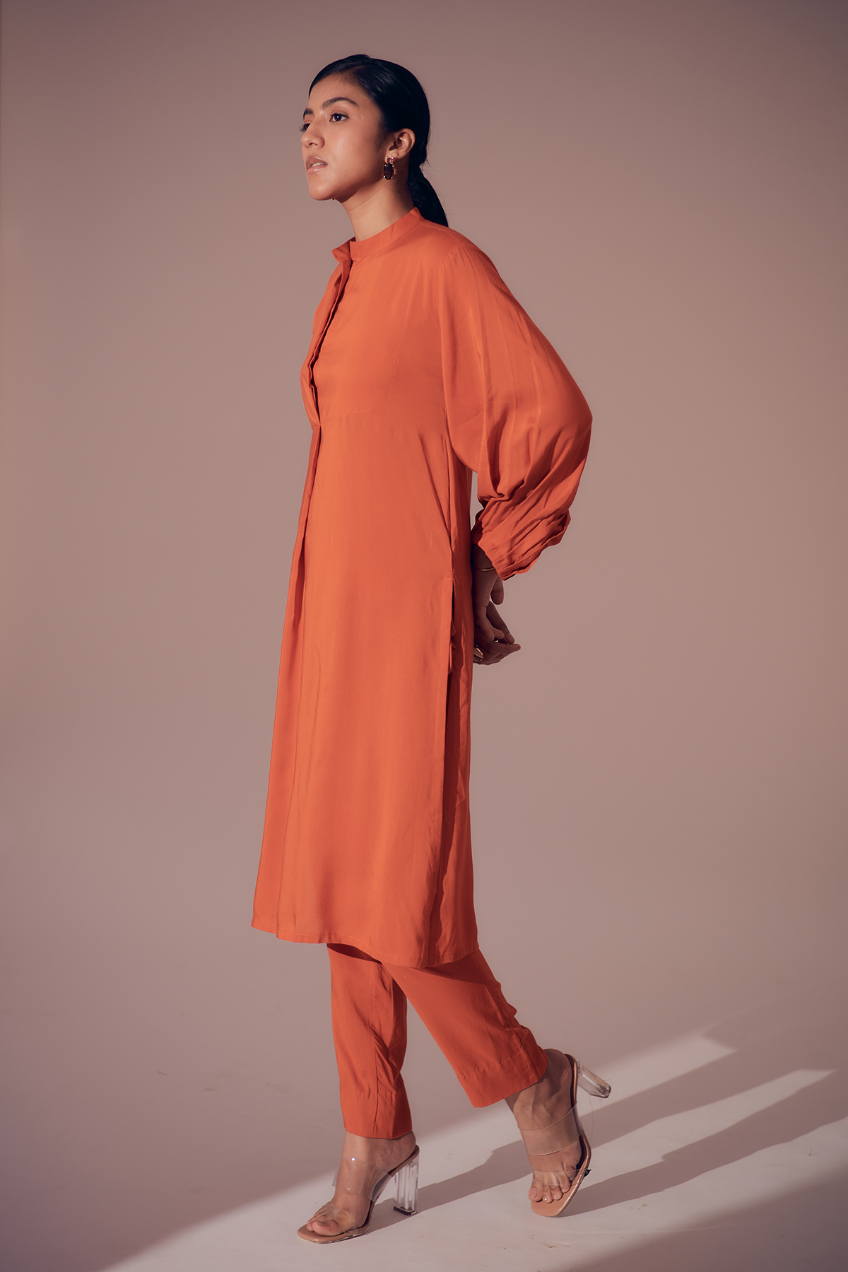 Napa Long shirt - Sunset Orange